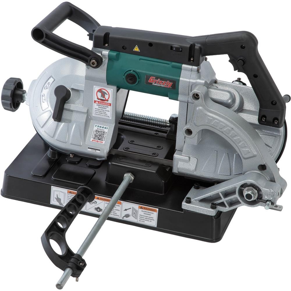 T34441 4-1/2″ Portable Metal-Cutting Bandsaw with Stand