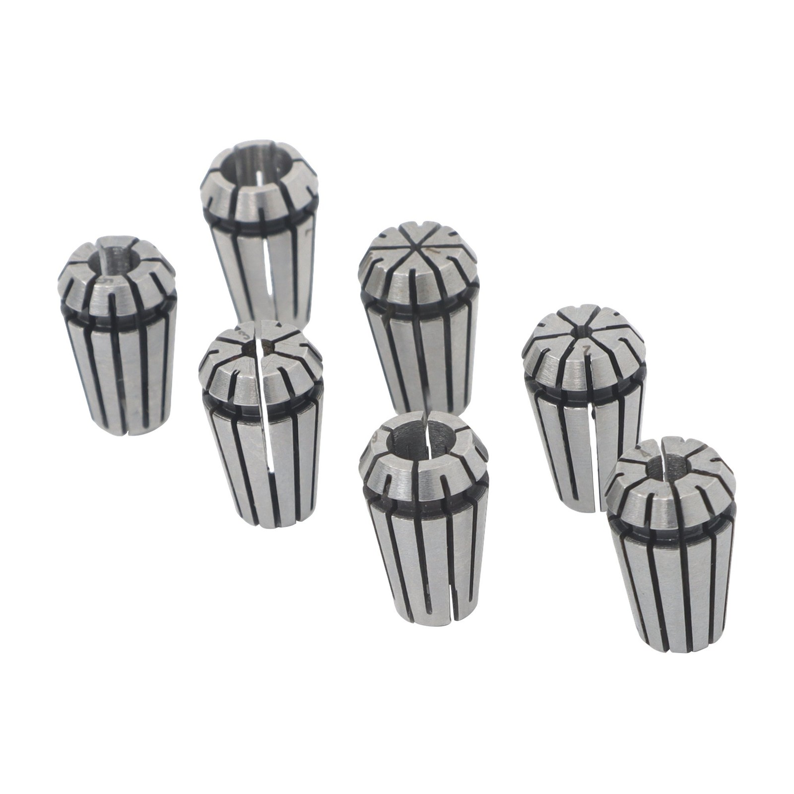 7pcs CNC Milling Lathe Tool ER11 Collet Set 1mm to 7mm Included