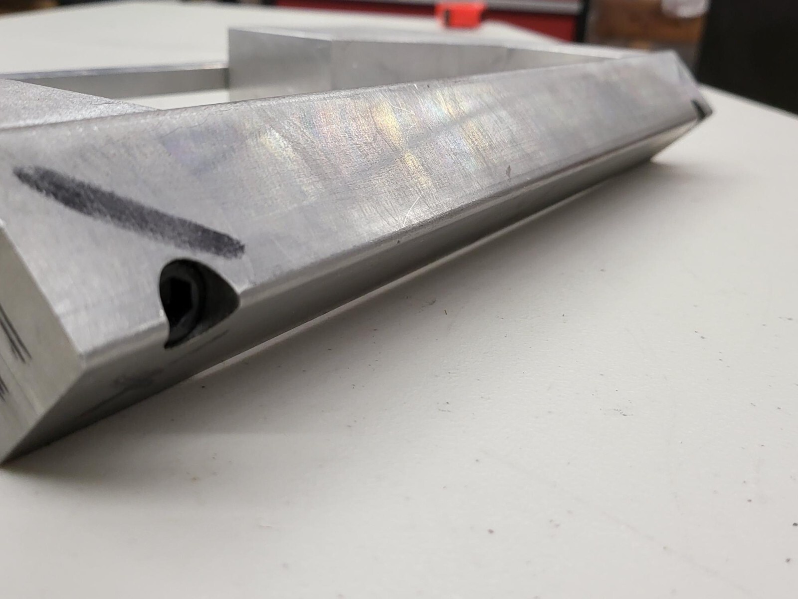 Custom Press Brake Tooling Aluminum Body Window Steel Tip Punch 14.25″ Long