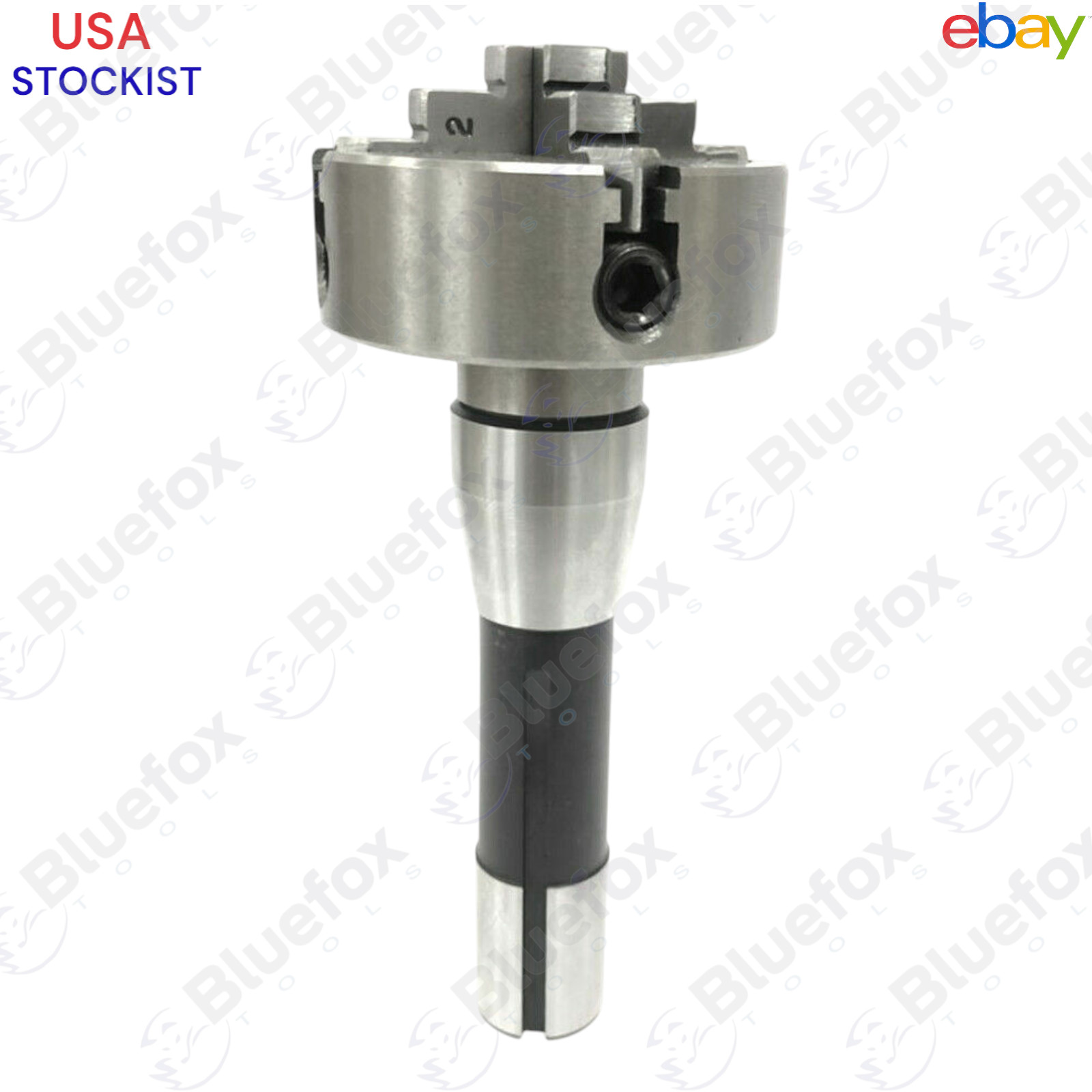 4 Jaw 2-3/4″ Inch 70mm Independent Mini Lathe Chuck M14 x 1 & R8 Arbor 7/16″ UNF
