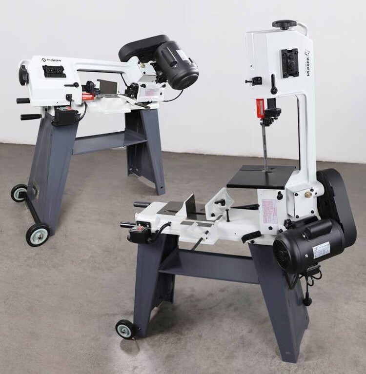 Metal Band Saw Machine Horizontal & Vertical Dural Angle Bandsaw Hacksaw Machine