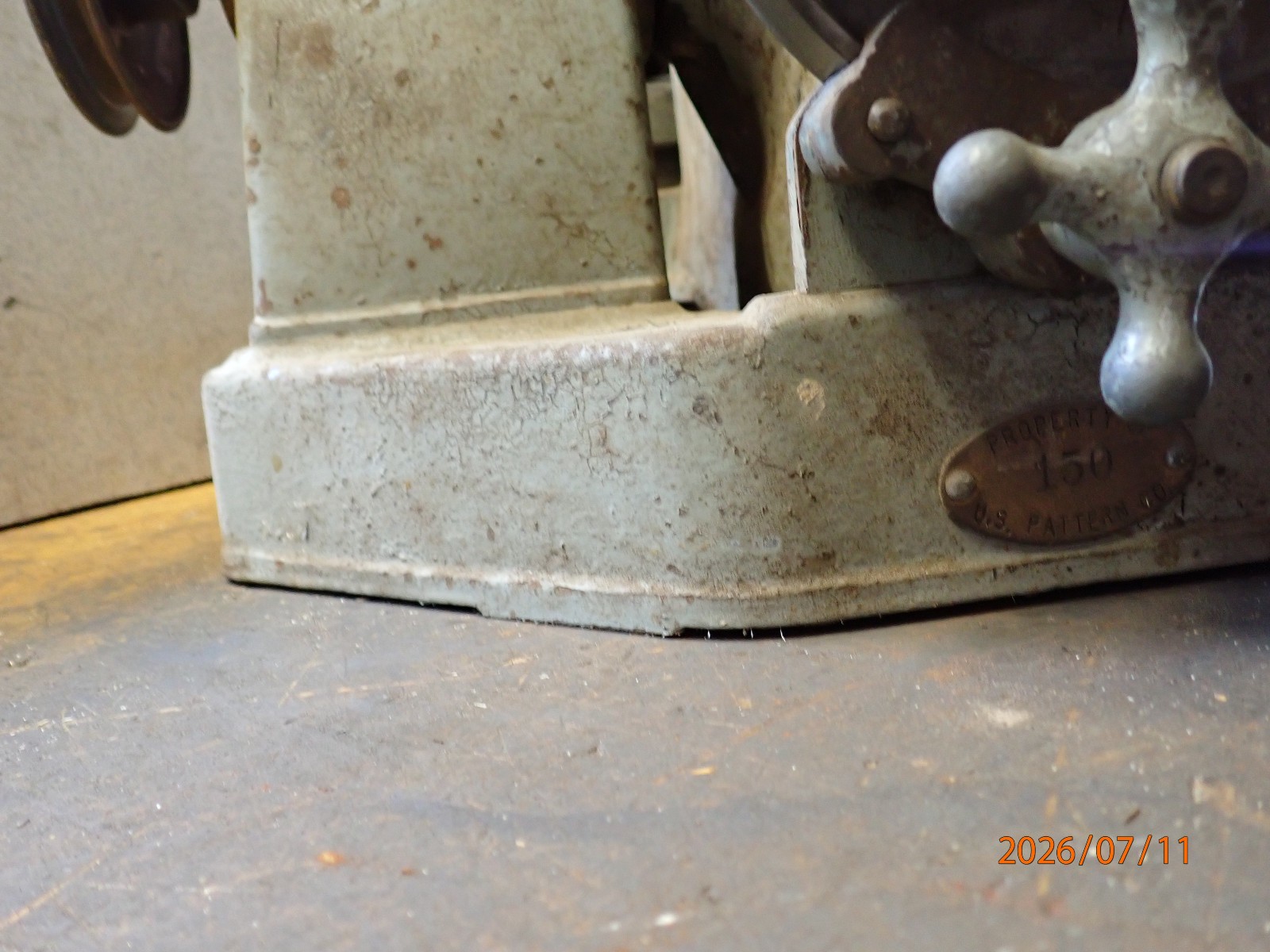 EARLY DELTA MILWAUKEE BELT DRIVEN 12″ DISK DISC SANDER