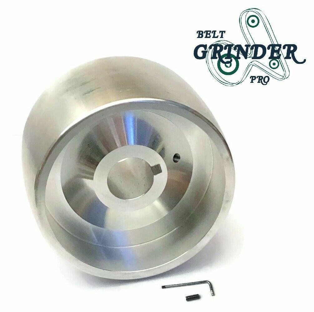 Belt Grinder 2″x72″ Wheel Set knife Grinder 4″ Drive 7/8″ Bore 3″ Track 2″ Idler