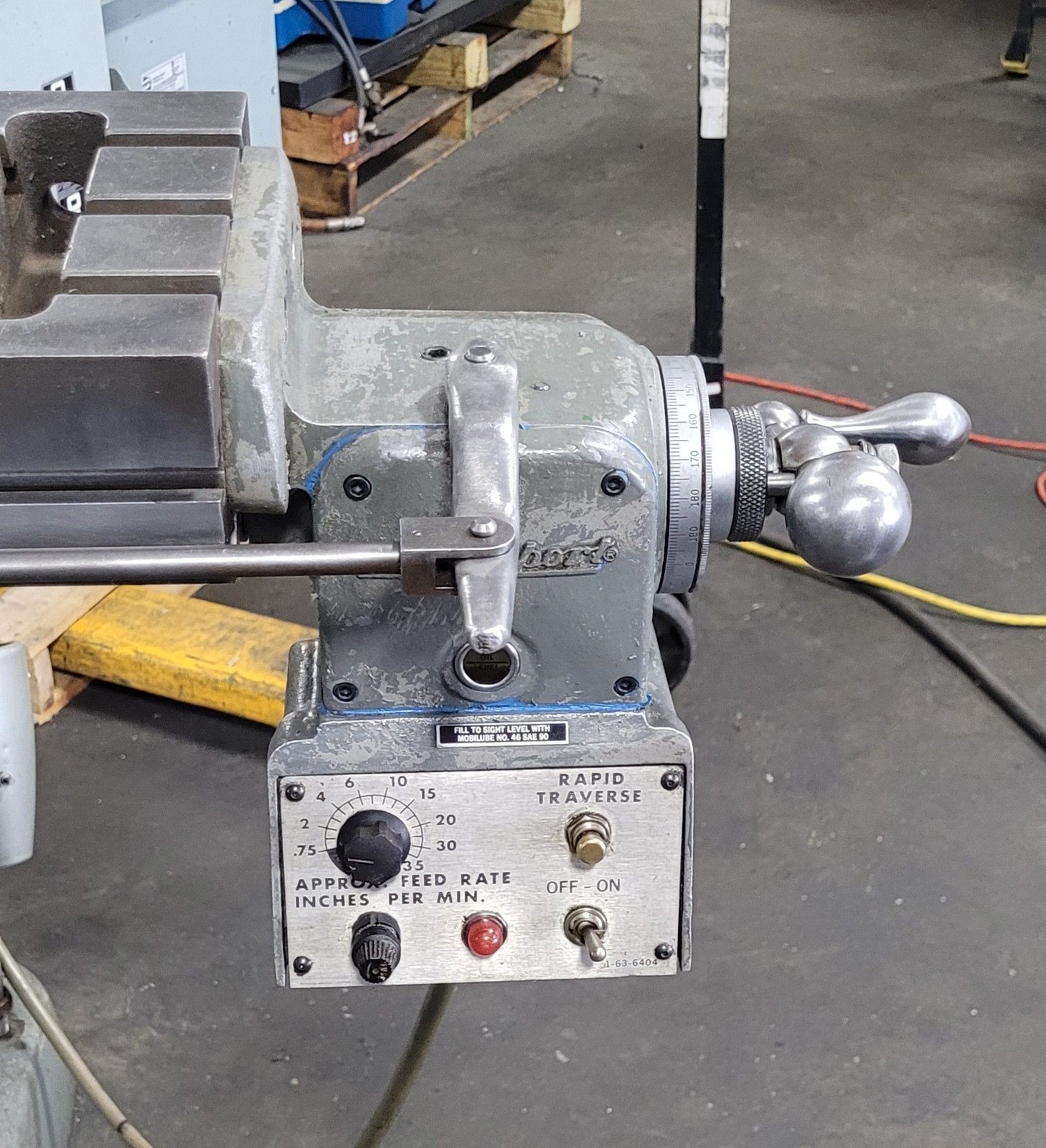 Bridgeport Series 1 Mill w/ Rebuilt 2HP, Chrome Ways, PF, 9×42 Table