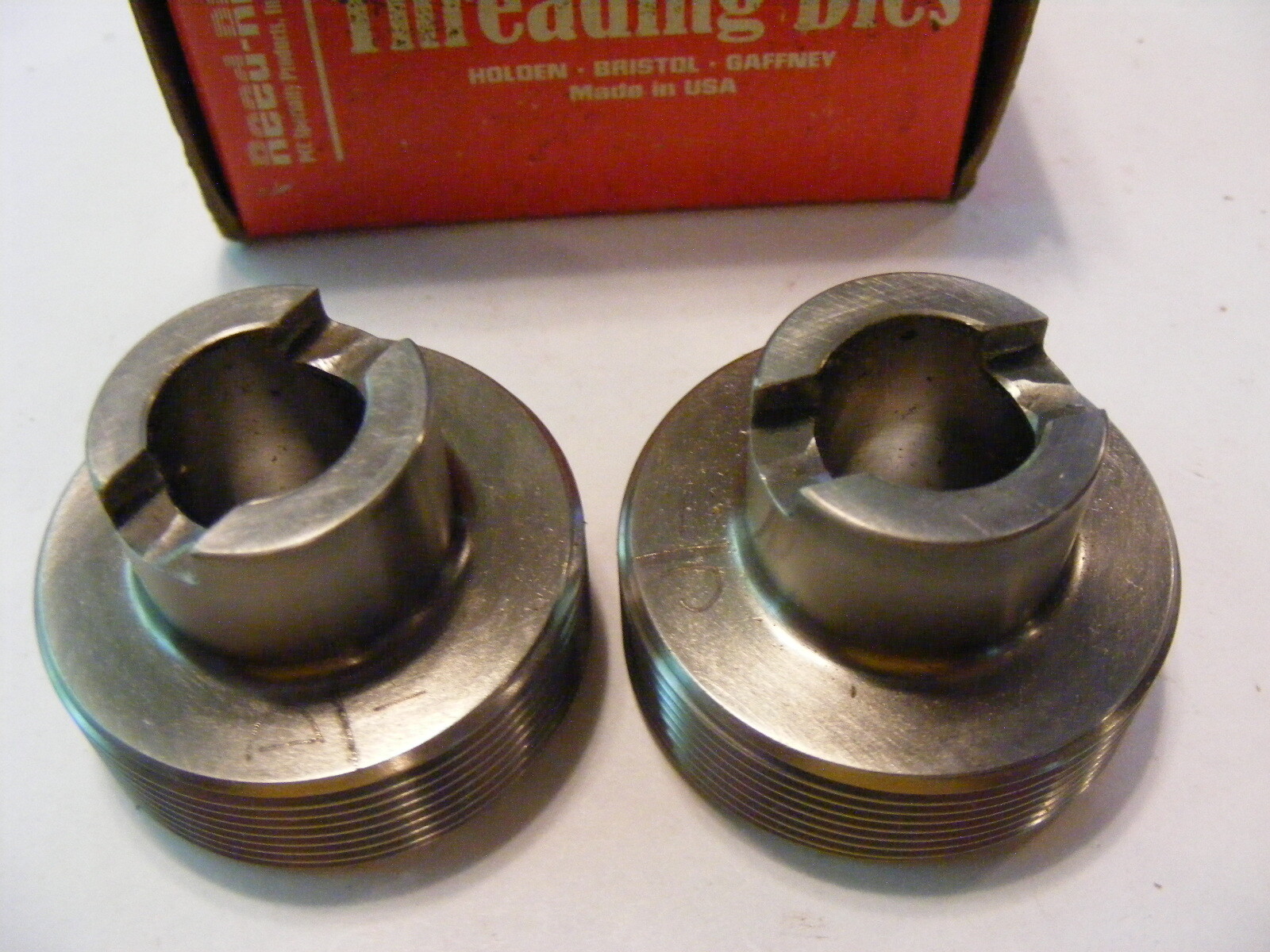 Reed Thread Roll Rolling Dies 13/16 – 18 UNRS – NICE CONDITON – READ (a)