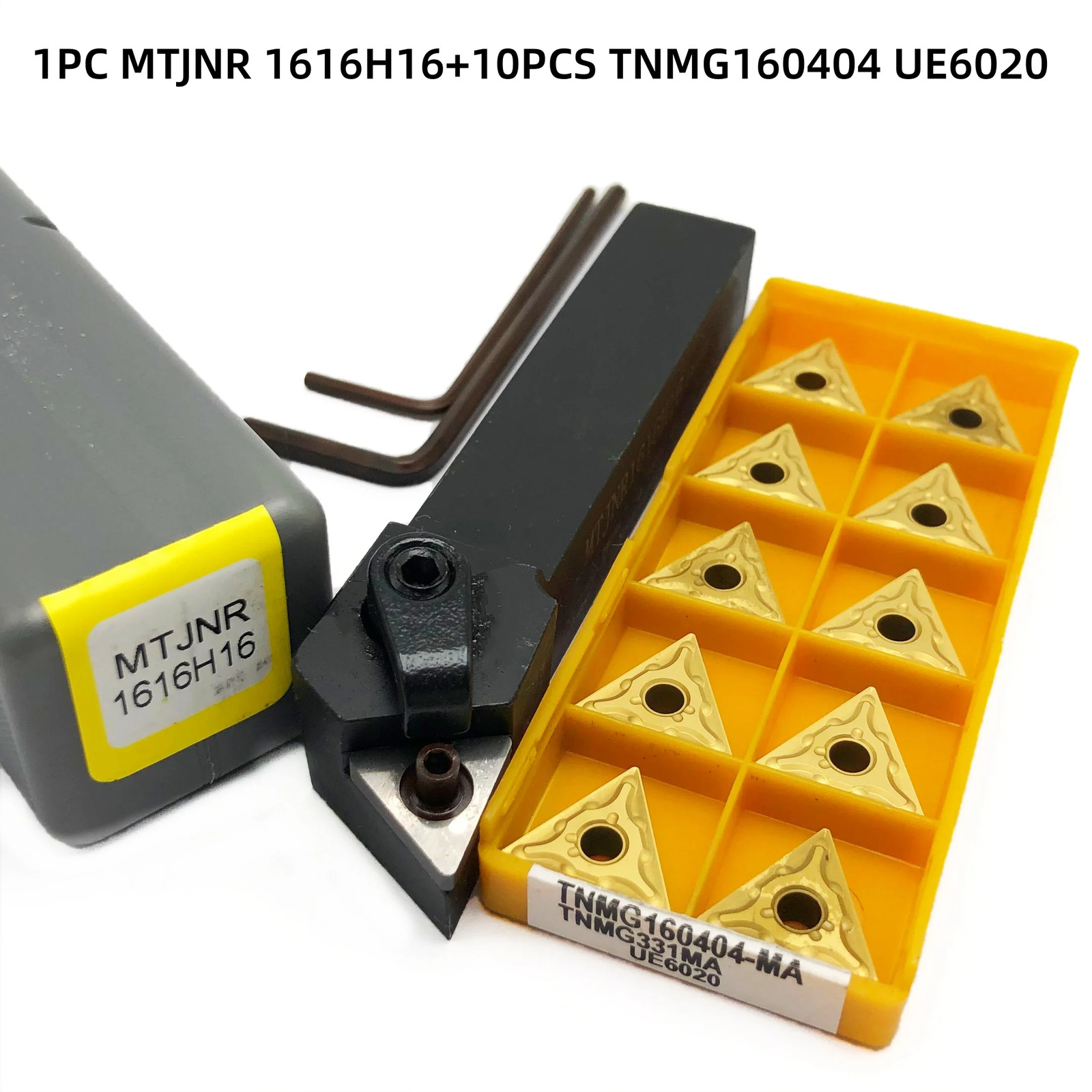 TNMG160404 Carbide Blade External Turning Tool MTJNR Holder Metal TNMG CNC Tool
