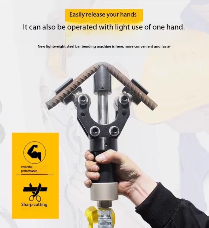 Model 18 Manual Rebar Bender: Electric, Portable, Hand-Held Bender