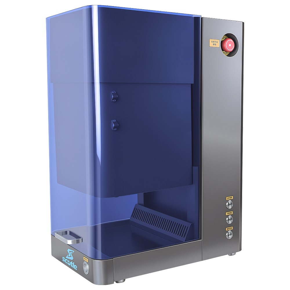 60W JPT Mopa Fiber Laser Enclosed Marking Machine Color Marker Metal Engraver AU