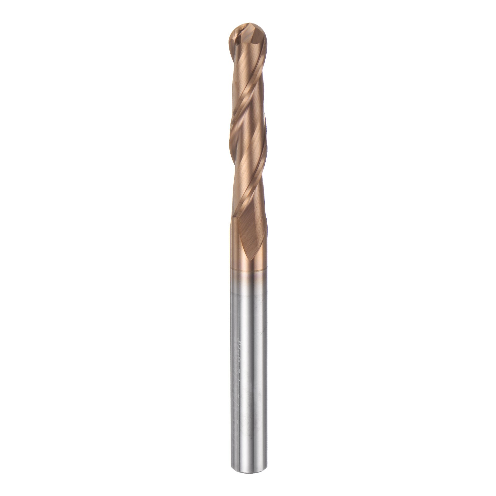 2 Flute Ball Nose End Mill 1-1/4″ Cutting Length for Carving Engraving