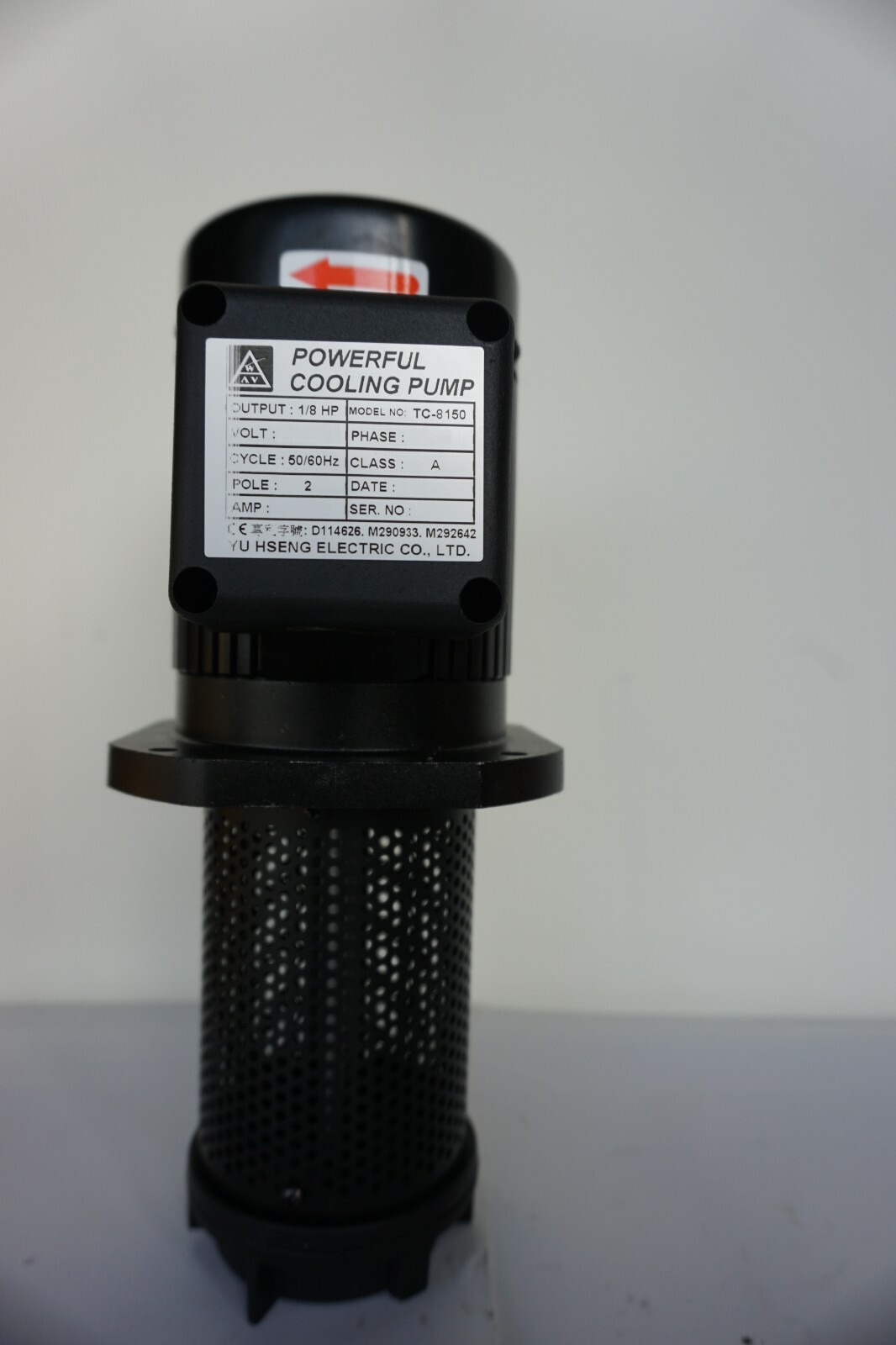 1/8HP 8150 Coolant Pump, Lathe Grind CNC, 150mm 6″,120/220/240/380/440/480/575V