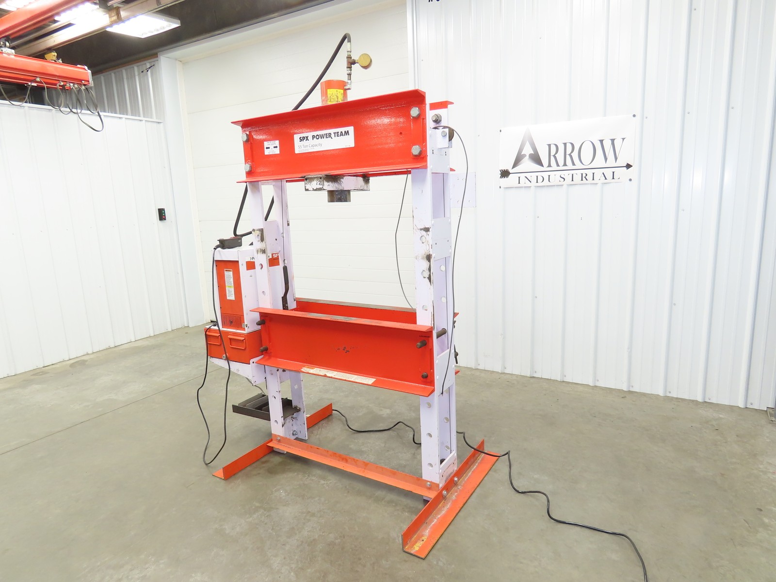 SPX Hydraulic Press 55 Ton 36″H Frame 120V Pump 13″ Cylinder 10000PSI