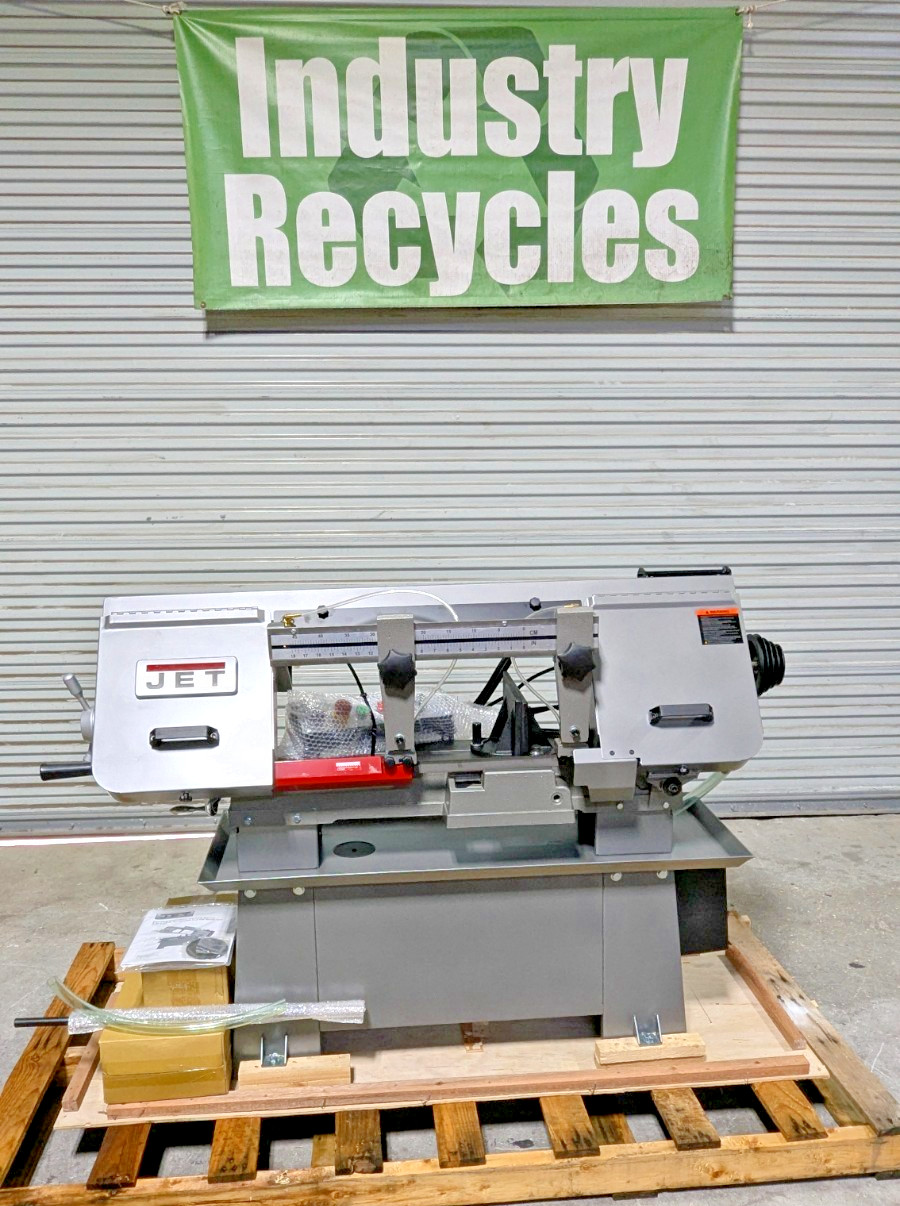JET J-7015 8"x13" Horizontal Bandsaw 115/230V 1-1/2HP Step Pulley D