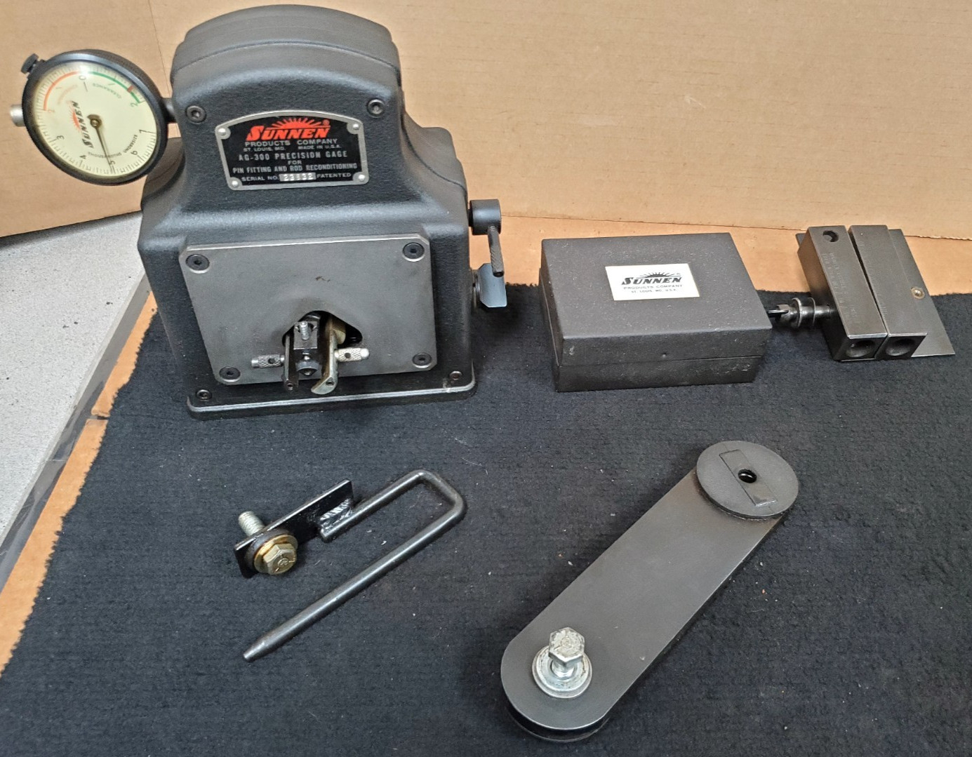 Sunnen AG-300 Gauge And Tooling FROM SINGLE PERSON SHOP AG340 INCLUDED