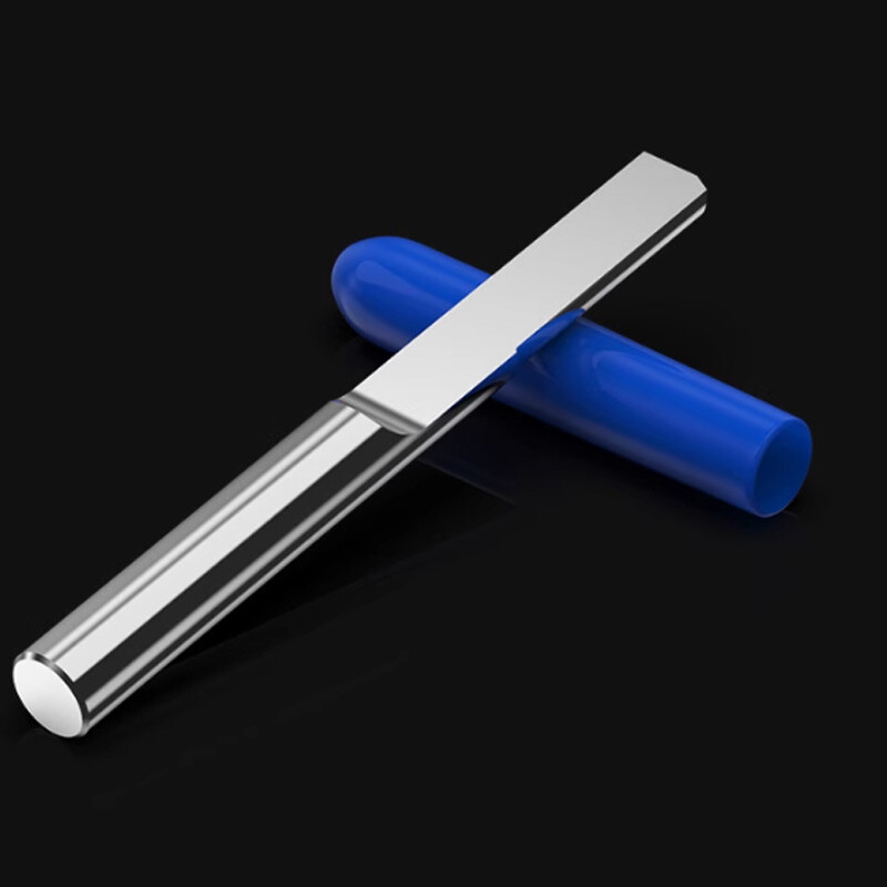 4mm Shank Solid Carbide End Mill Engraving Tool Single Flute 63HRC For PVC MDF