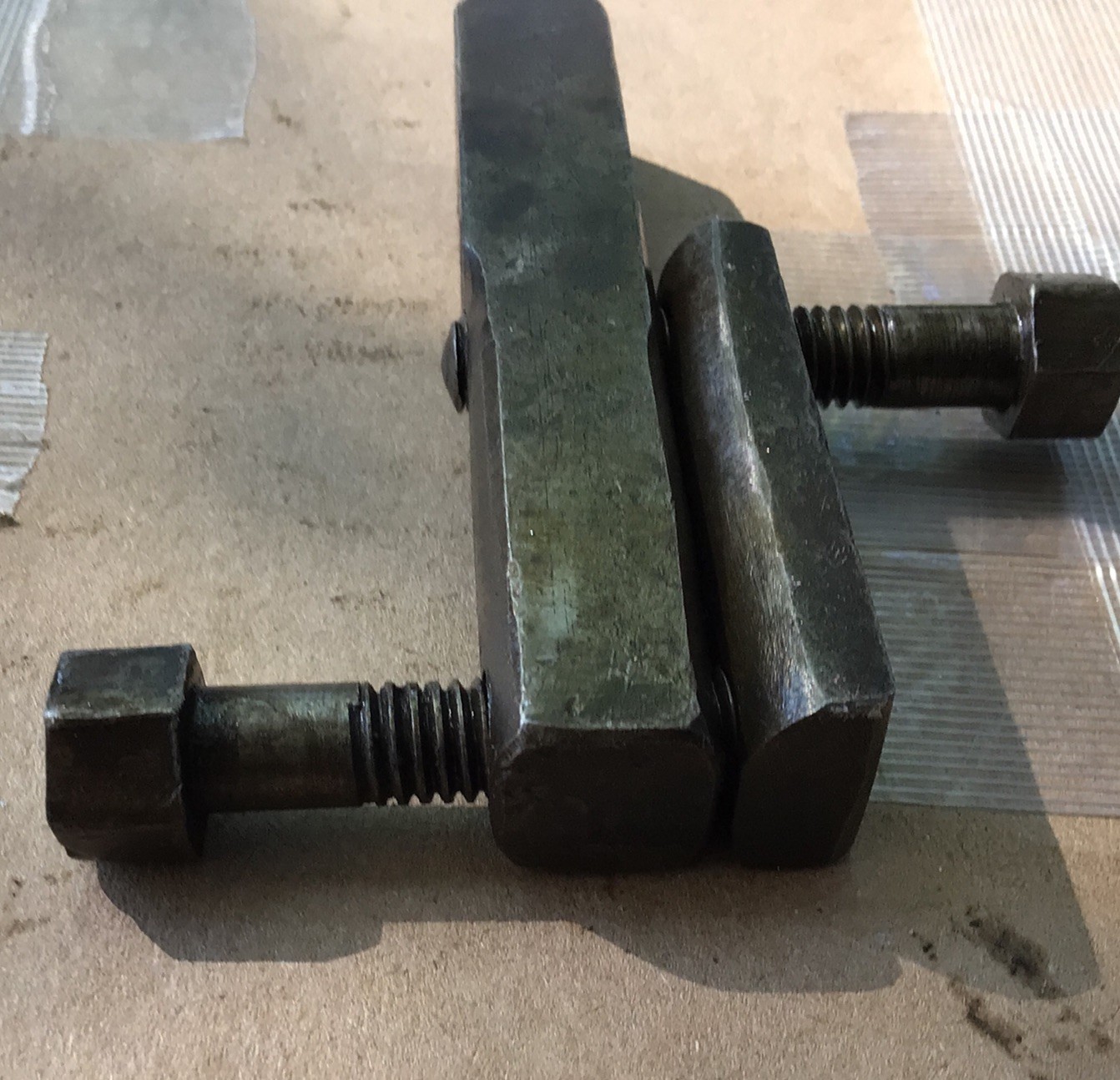 Clamp Gear Cutting, Lathe Dog, 1.75” Center To Center On Screws