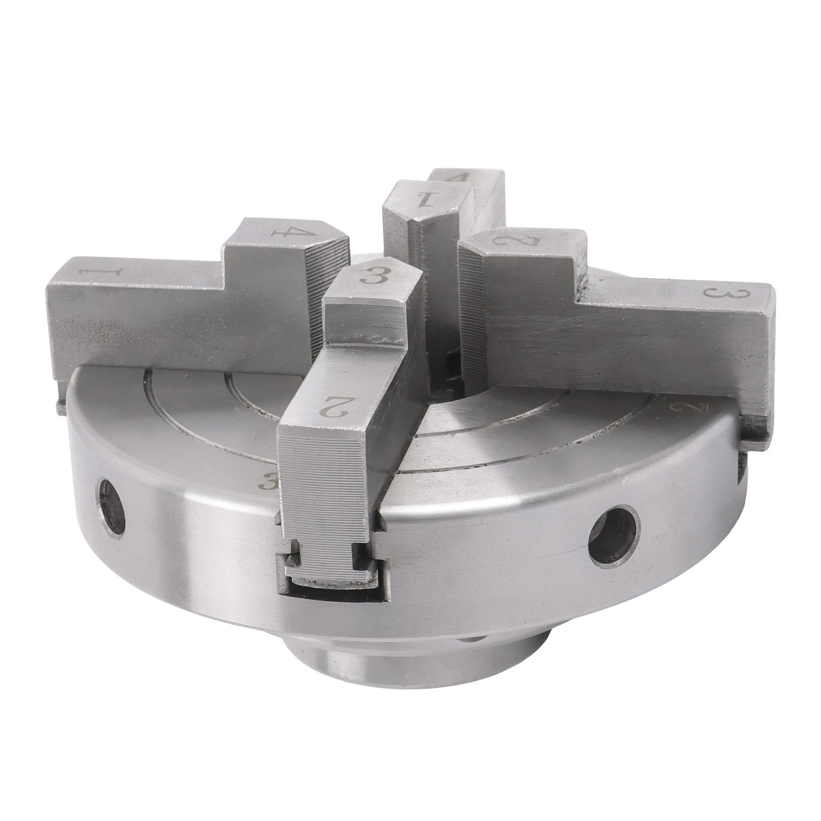 4″ Hardened Steel 4 Jaw Lathe Chuck Set 1×8 TPI Self Centering Chuck