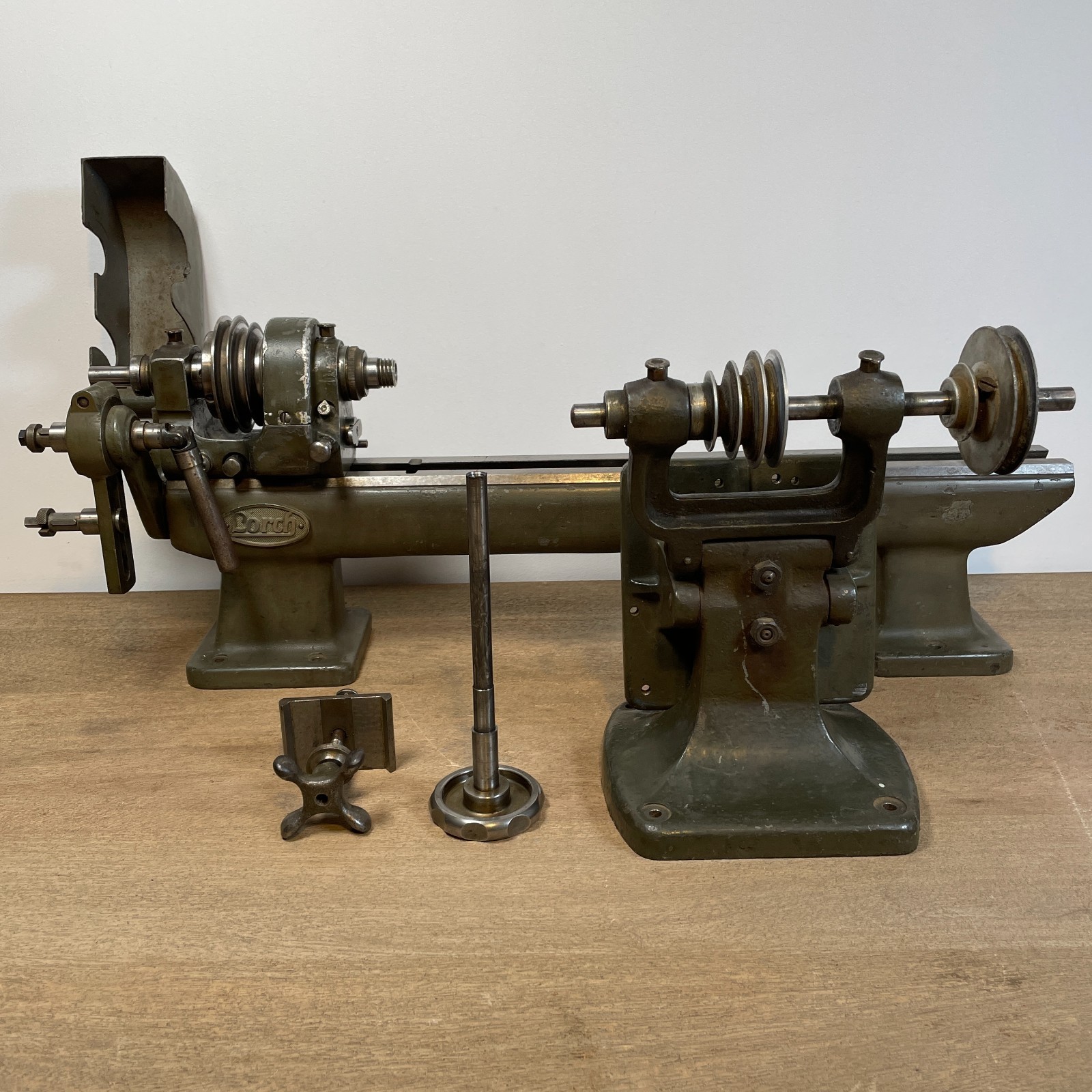 Watchmaker Lathe 1952 Lorch LLRGN Long Bed 10mm Backgeared 65mm Center Height