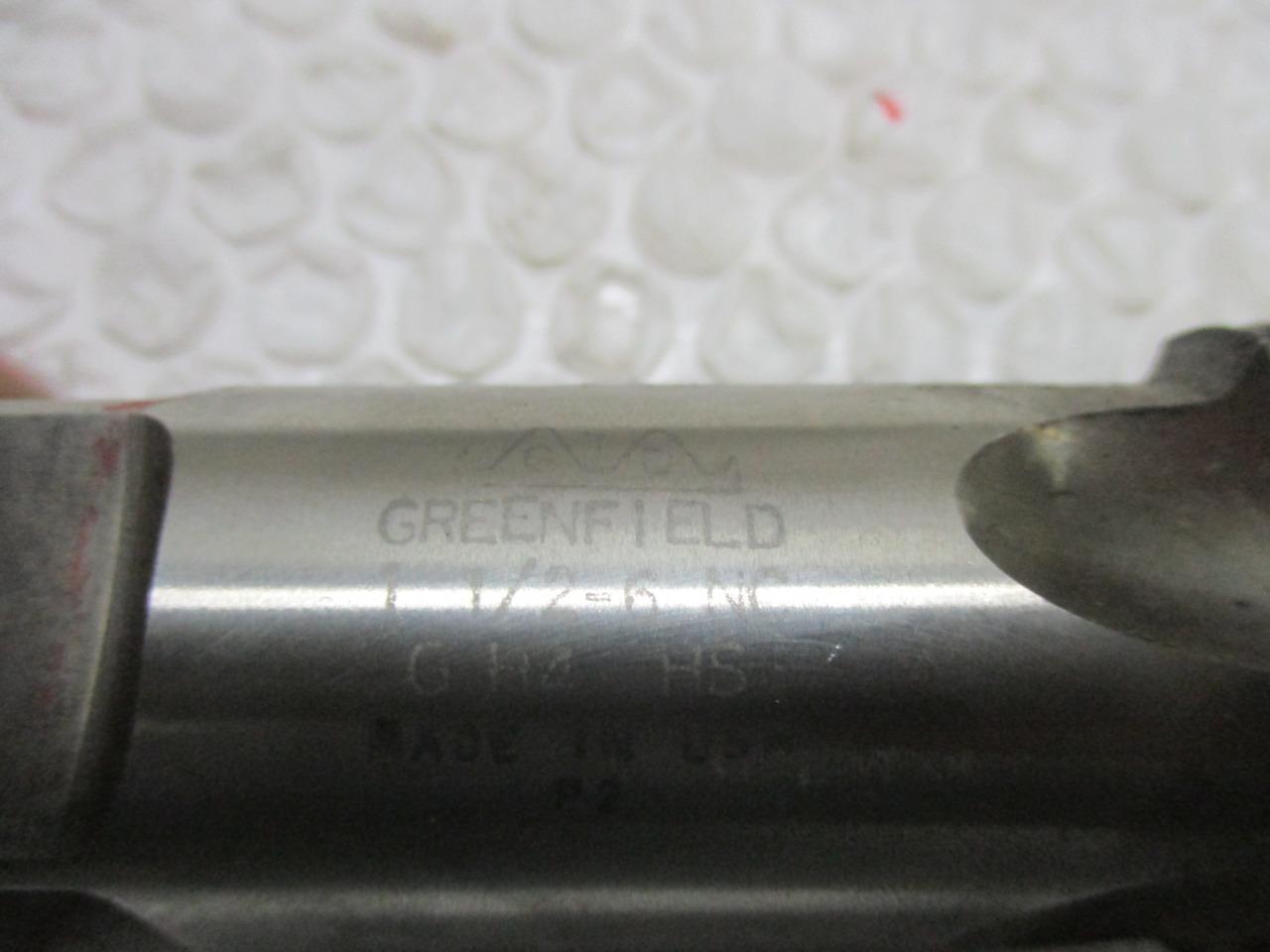 GREENFIELD 1-1/2 – 6NC GH4 HS Hand Tap