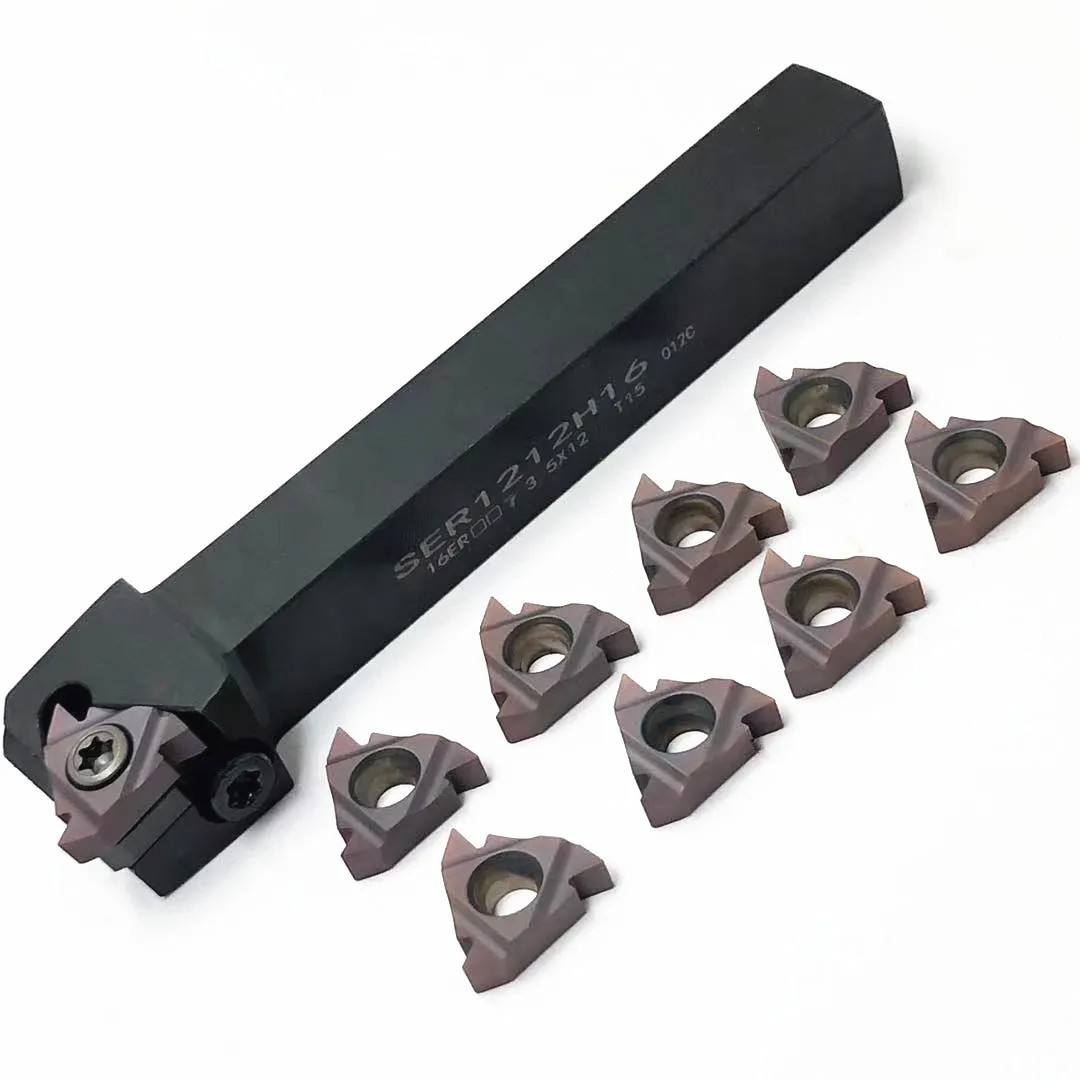 Carbide CNC Thread Turning Tools Holder SER1212H16 for MMT16ER Inserts Parts