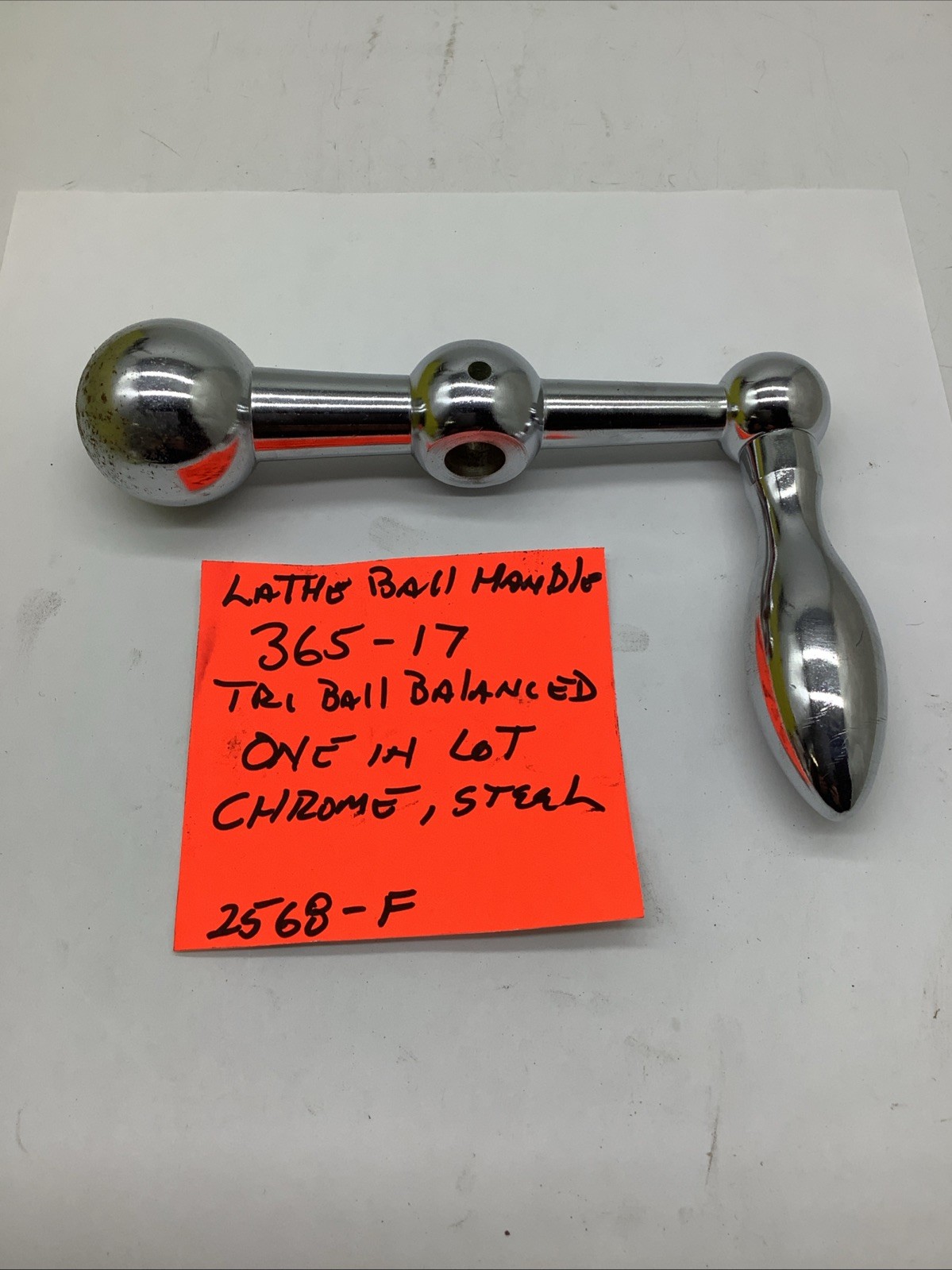 Lathe Ball Handle,Tri Ball Balanced, 365-17(1 In Lot) 2568-F