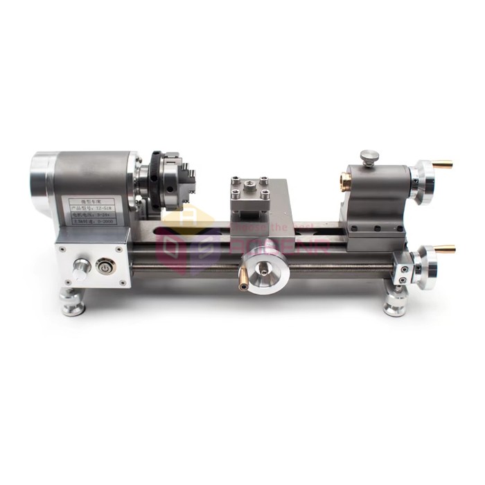 Mini Lathe Metal Bench Top Precision DIY Miniature Lathe for Watchmaking