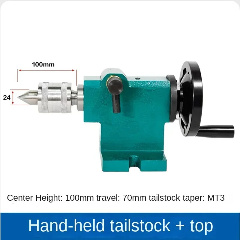Lathe Tailstock Assembly Woodworking Simple and Fast Retractable Beads Machine