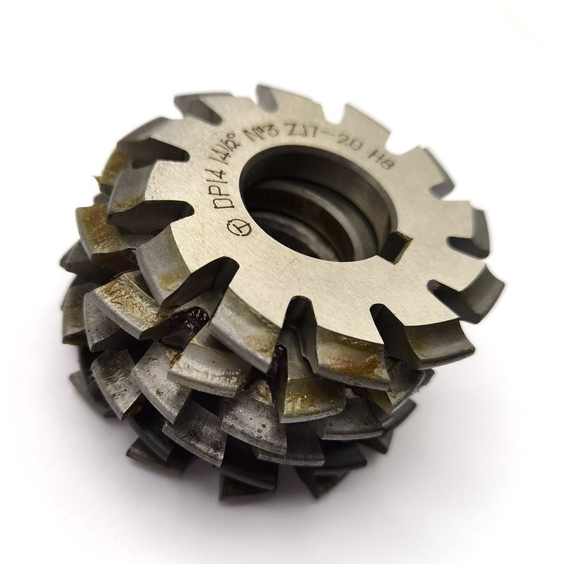 8PCS HSS 14.5° Involute Gear Cutters PA14-1/2 DP8 DP10 DP14 DP16 DP20 DP22 DP24