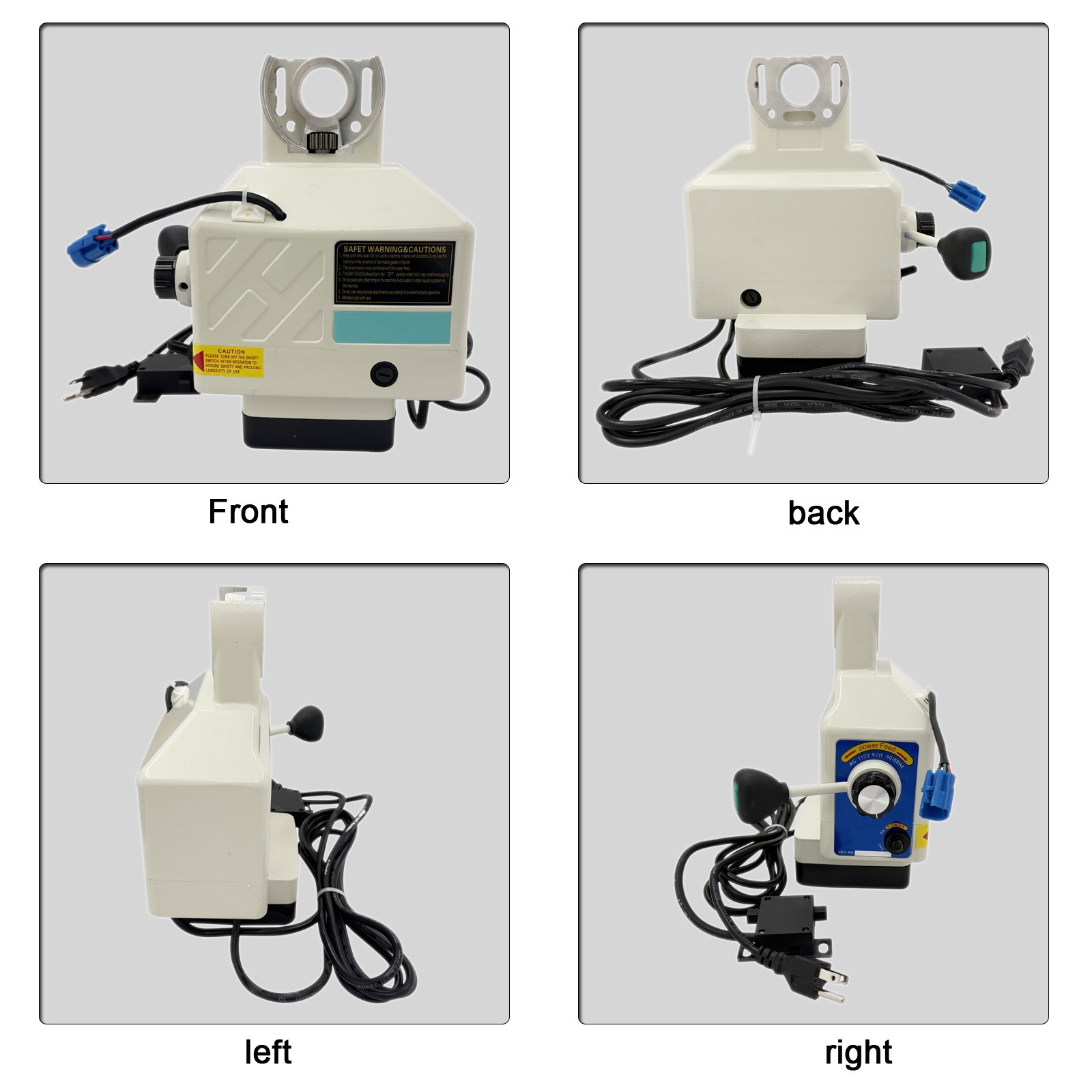 X-Axis Power Feeder (AL-360, 110V, 90W, 50.8 N·m Torque, 0-200RPM)