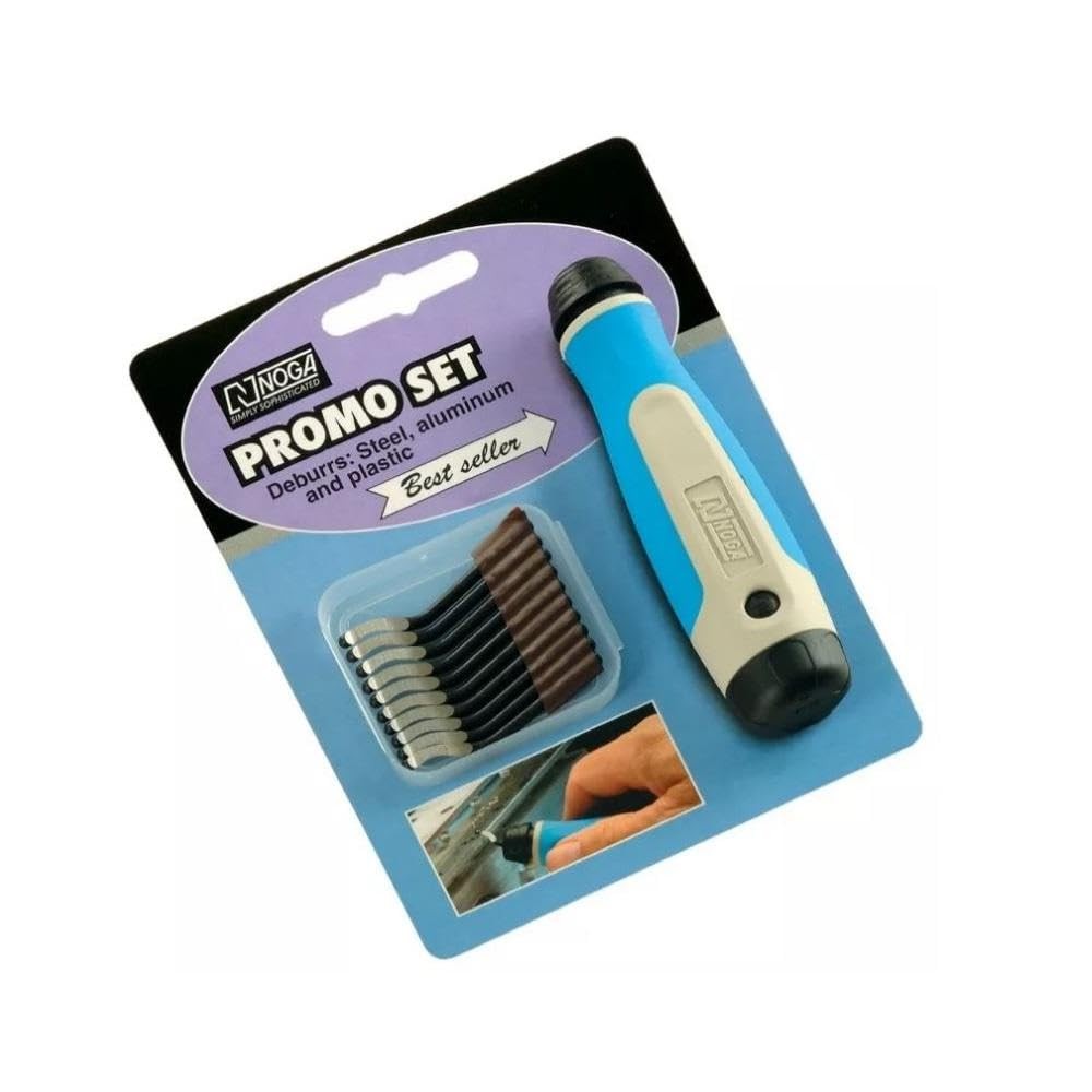Noga Ng8150 Heavy Duty Deburring Tool With 10 High Speed Steel Blades