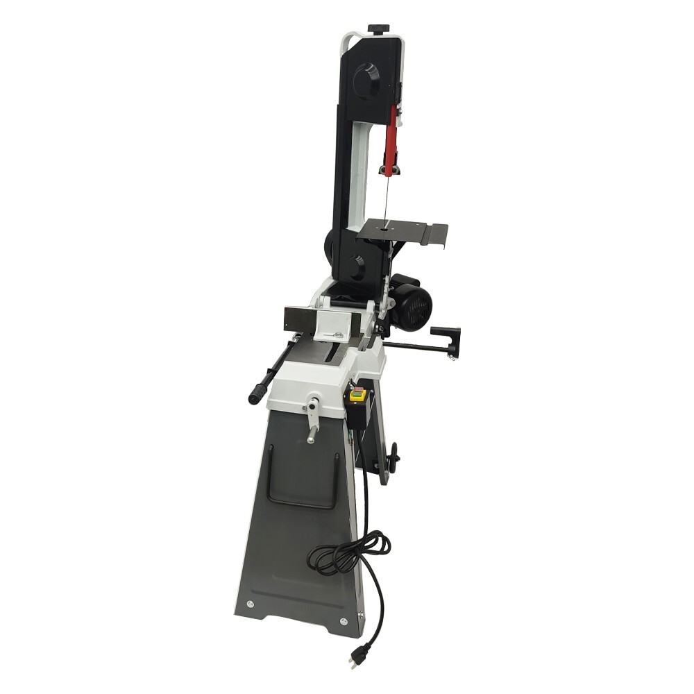 110V Horizontal/Vertical Bandsaw 420W Ruler Controled Jaws 0-45 ° Angle Cutter