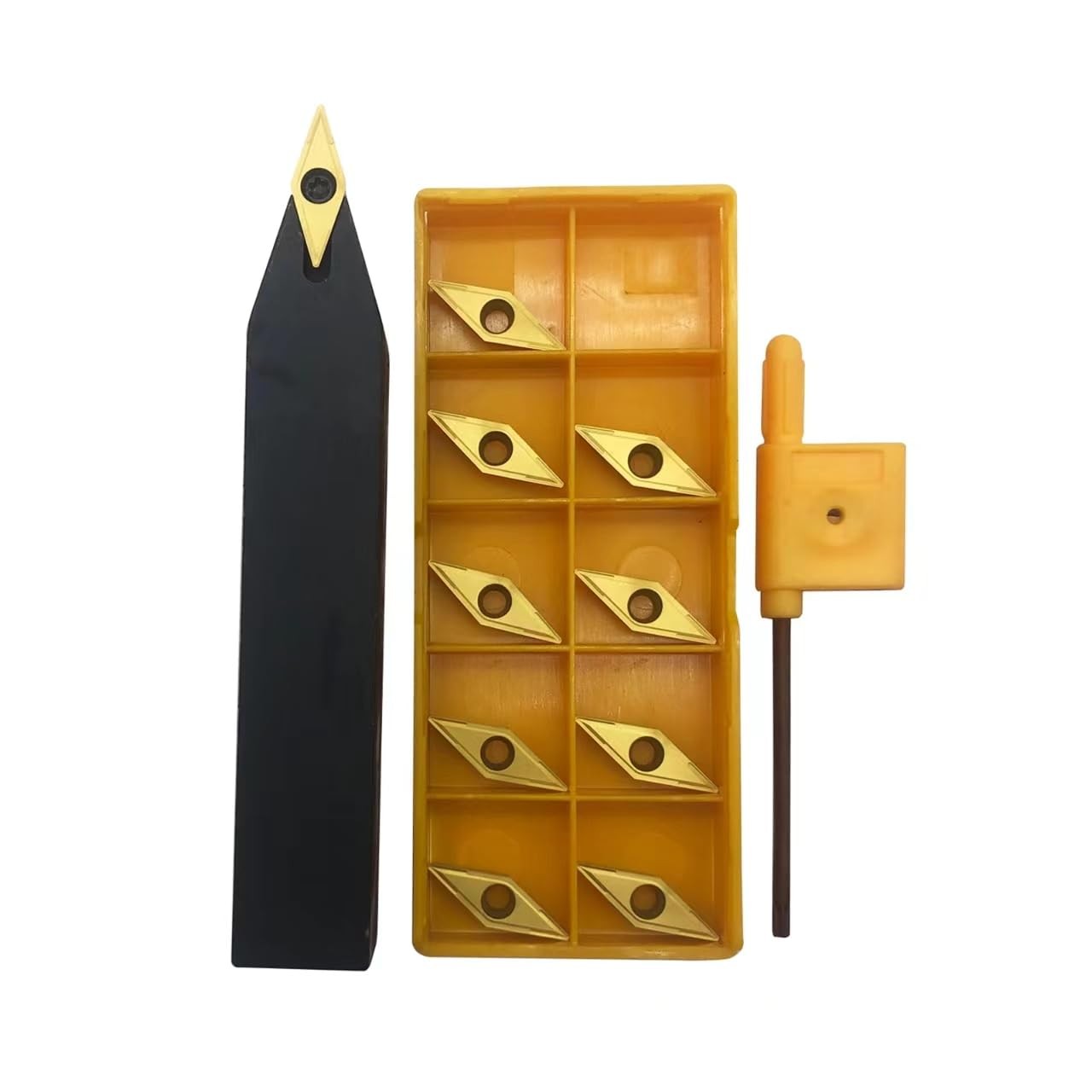 5/8″ Indexable Metal Lather Turning Tool Holder Boring Bars SVVCN1616H11 with…