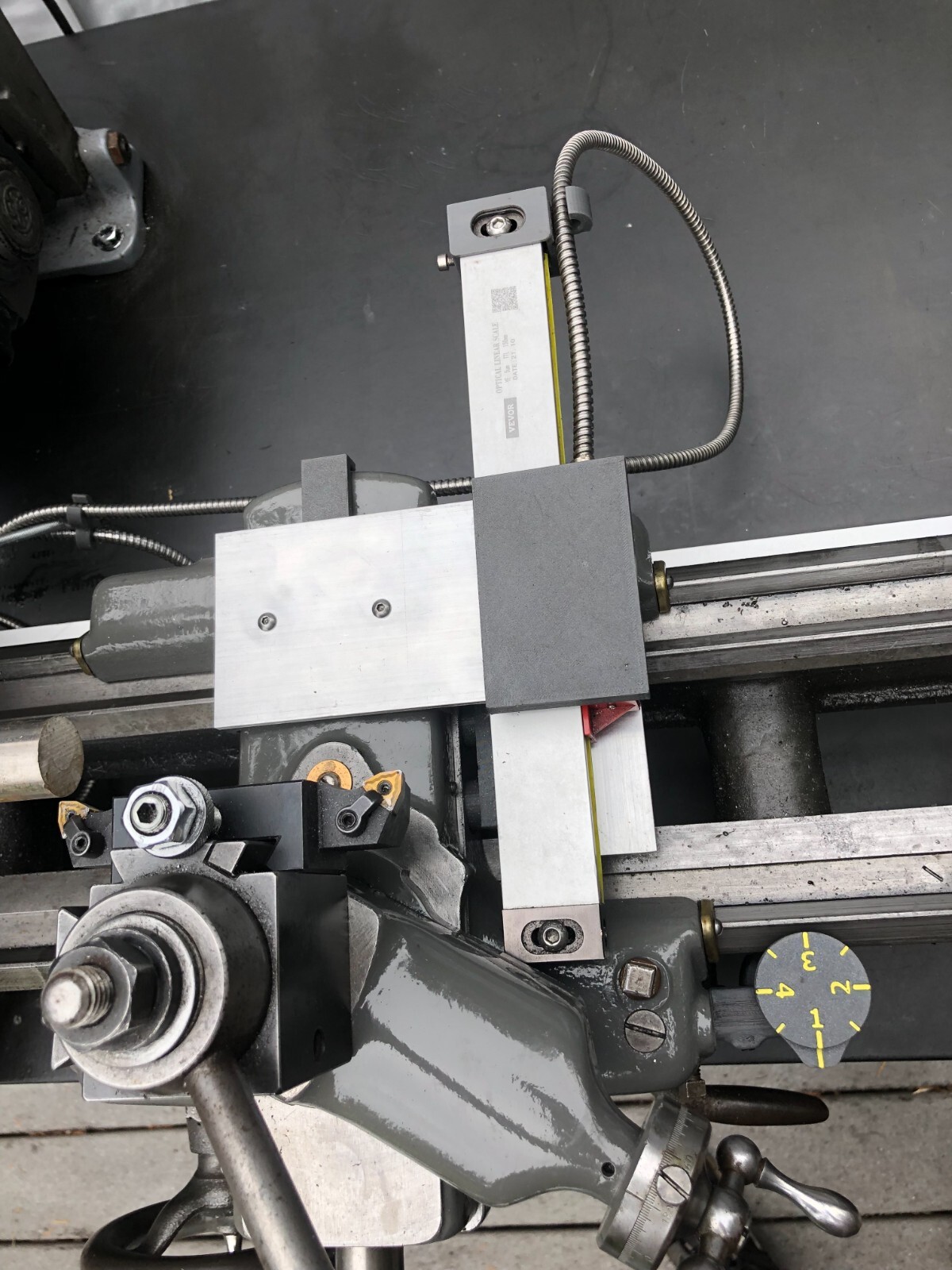 DRO Mounting Kit ONLY for South Bend 9 A,B,C and 10k (Also fits 9″ Hercus Lathe)