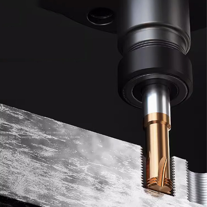 3-Teeth Thread Milling Cutter For Steel/Aluminum 3 Flute End Mill Tungsten Steel