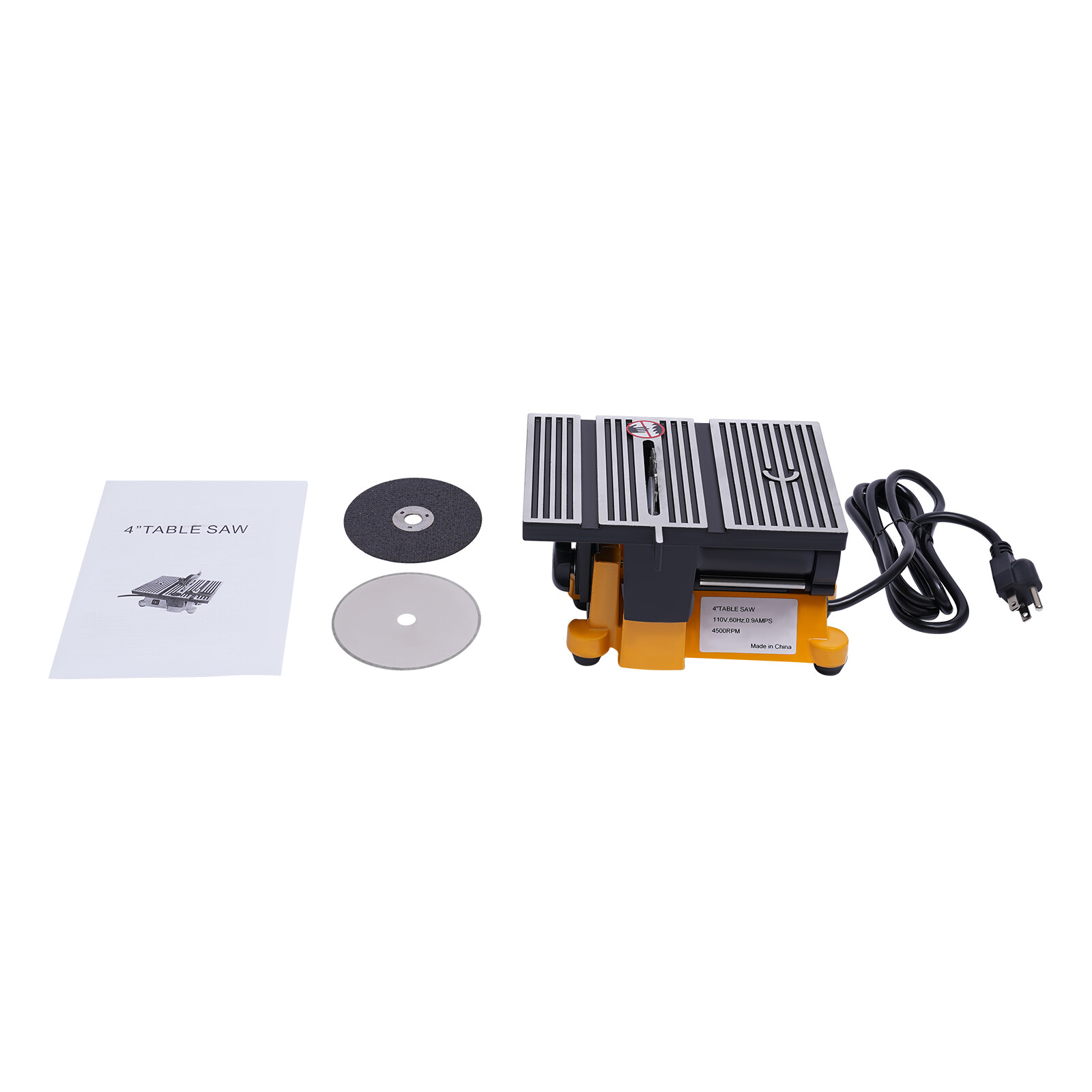 4″ Table Saw 4500RPM Bench Cutting Tool DIY Cut-Off Saw Wood Metal Stone Cutter