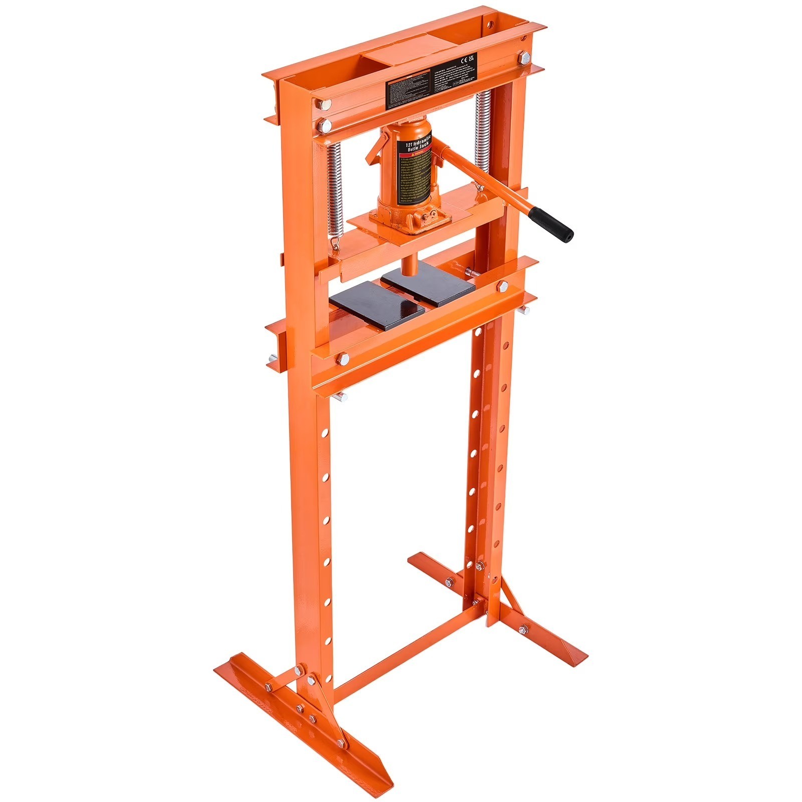 Hydraulic Workshop Press, 6 Ton H-Frame Hydraulic Mechanic’s Floor Press