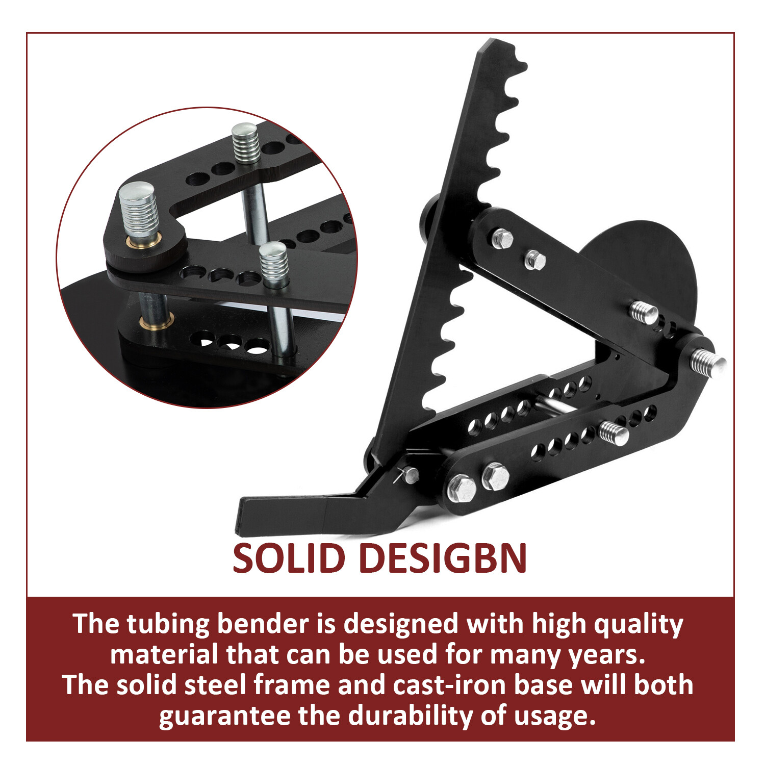 Steel Ratcheting Manual Pipe and Tube Bender -Bends up to 2″ diameter tubing