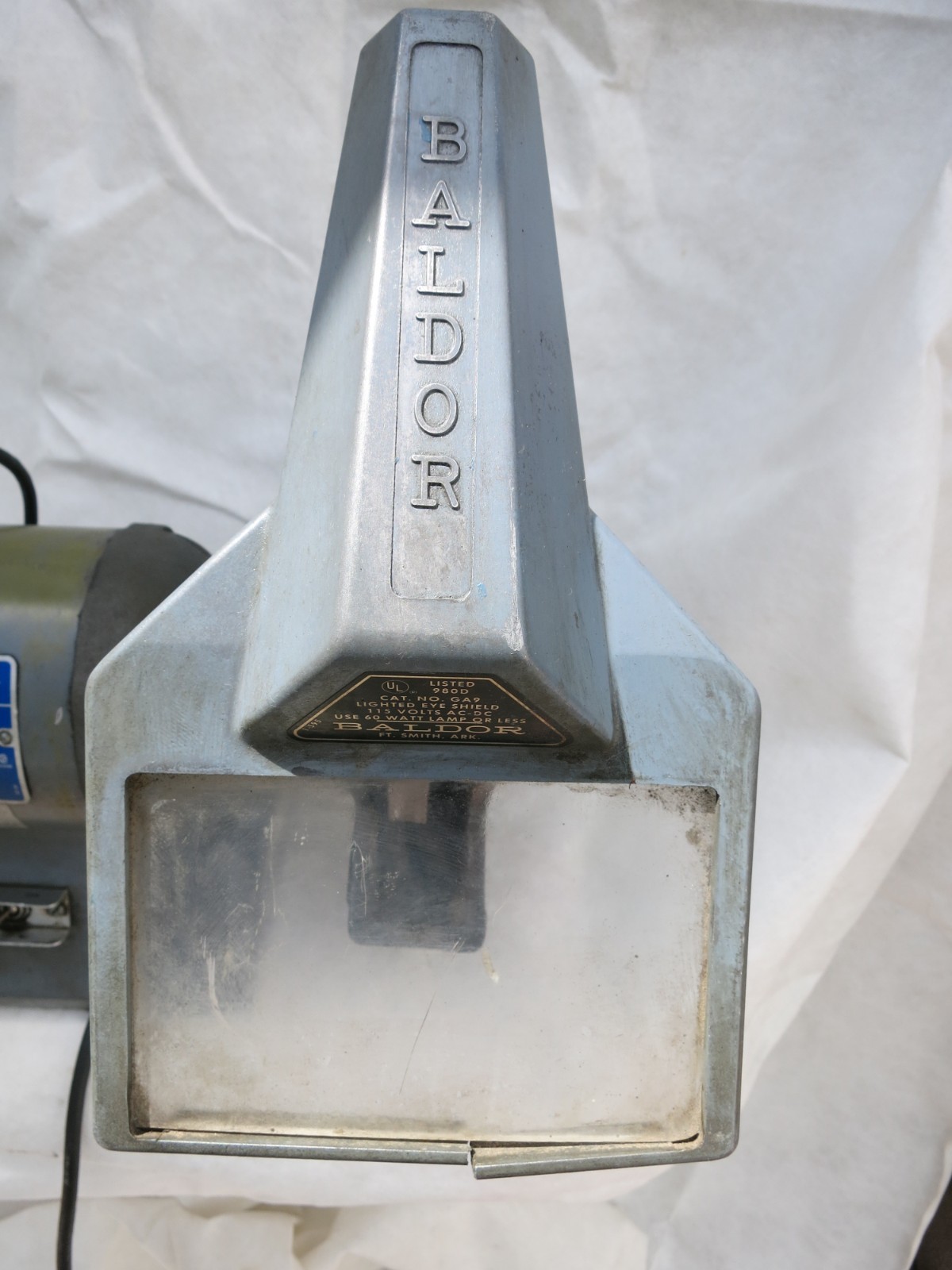 Vintage Baldor 7307 7” Bench Grinder 1/2 HP 115/230V Single Phase USA