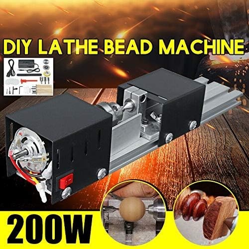 Mini Lathe Machine Tool DIY Woodworking Wood lathe Milling machine Grinding P…