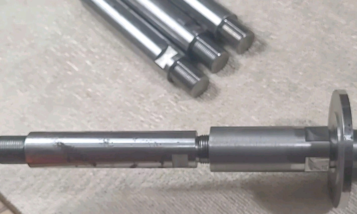 machinist parts from a closed machine shop, Tooling Threaded Extensions 1″ Dia
