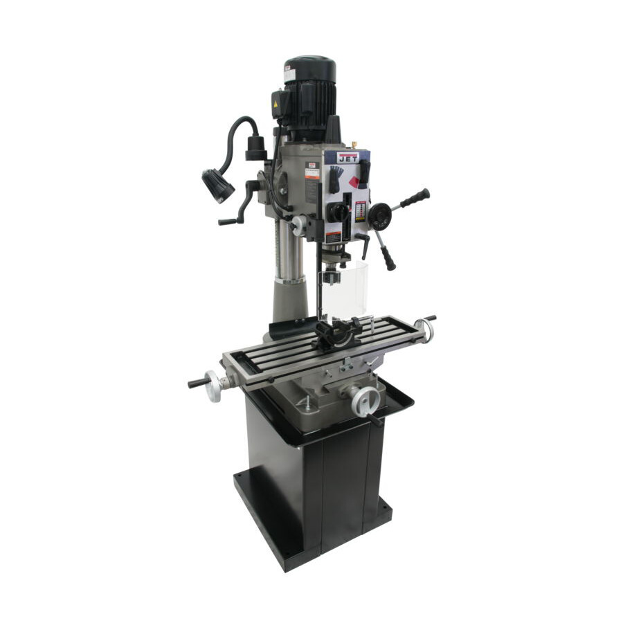 JET 351040 Heavy-Duty Geared Head Mill Drill with Forward/Reverse Switch New