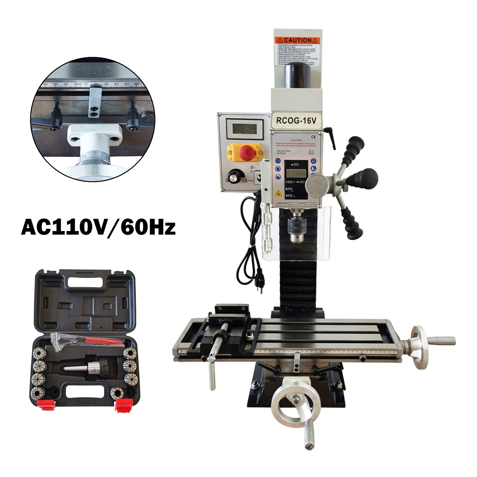 Precision Milling and Drilling Machine Brushless Motor Drilling Machine 110V