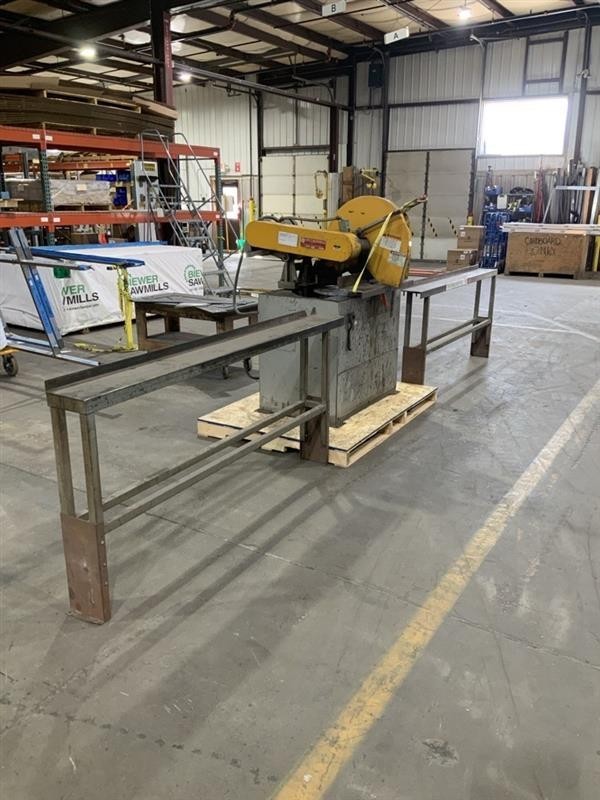 Everett 22″ Dry Double Miter Abrasive Chop Saw – Make Offer!