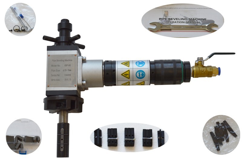 1.1-3″ Internal Expansion Pneumatic Cutting Chamfering Machine Pipe Cutting