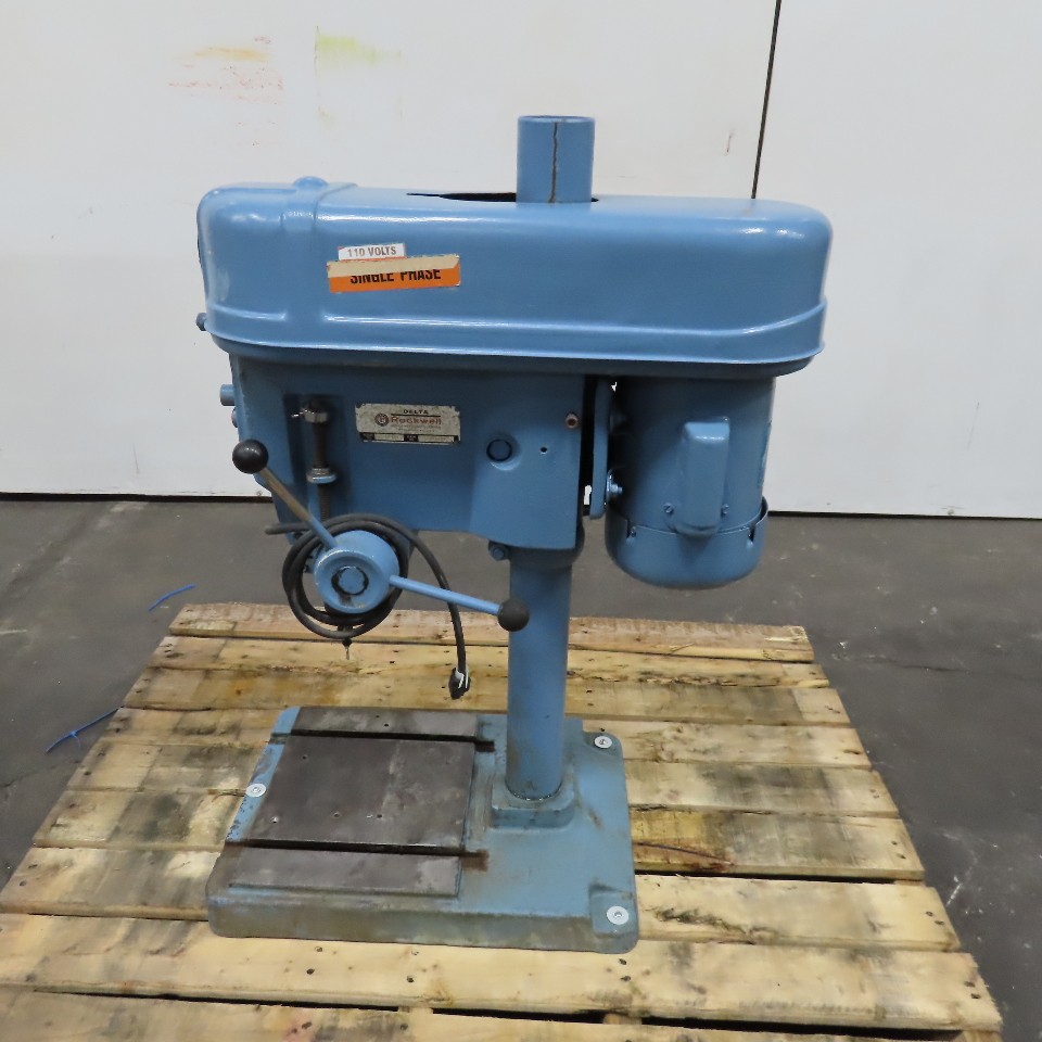 Rockwell 15-665 15″ Bench Model Drill Press 7″ Throat 115-208/230V 6″ Stroke