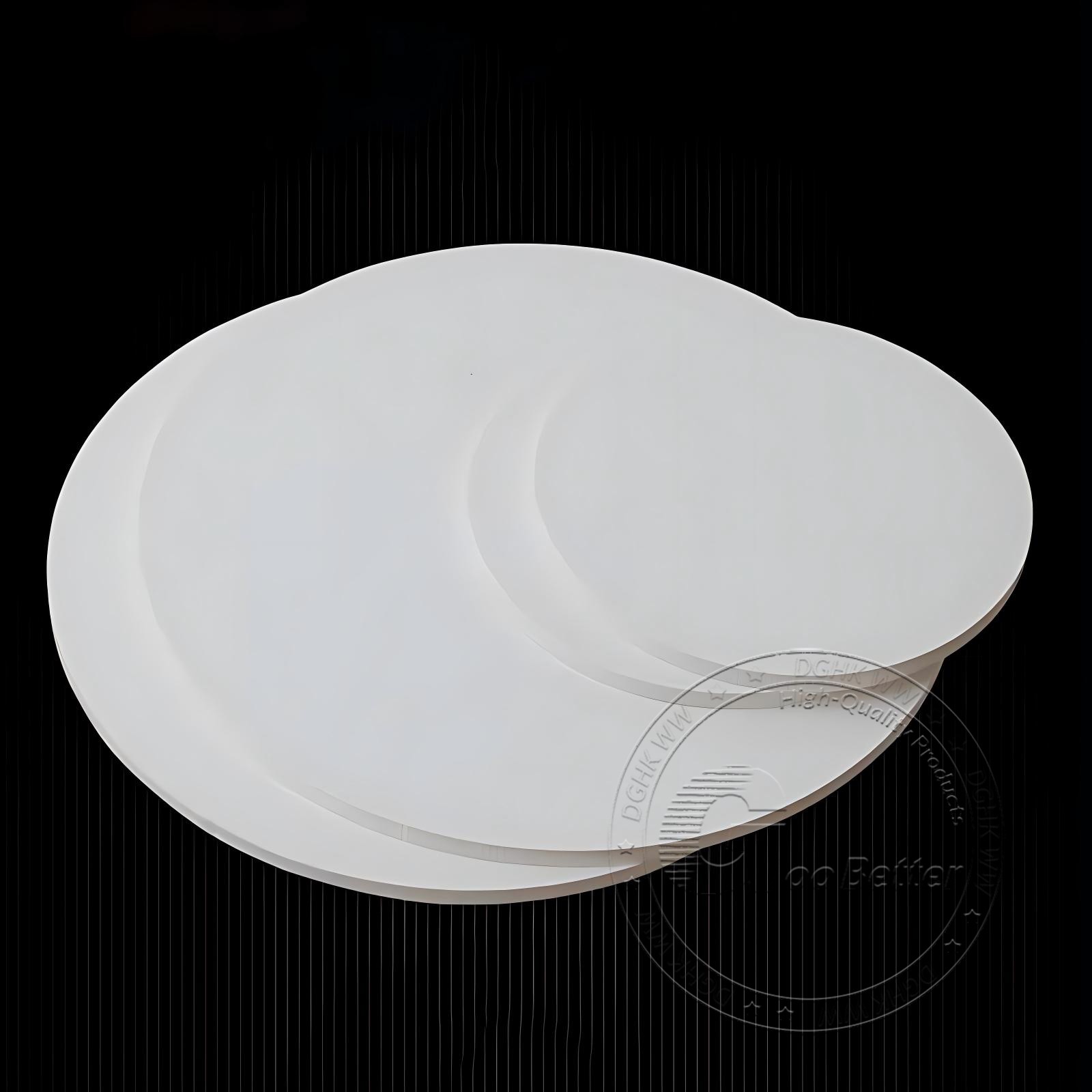White PVC Plastic Round Discs Diameter 20-400mm Thickness 3-30mm Rigid PVC Sheet