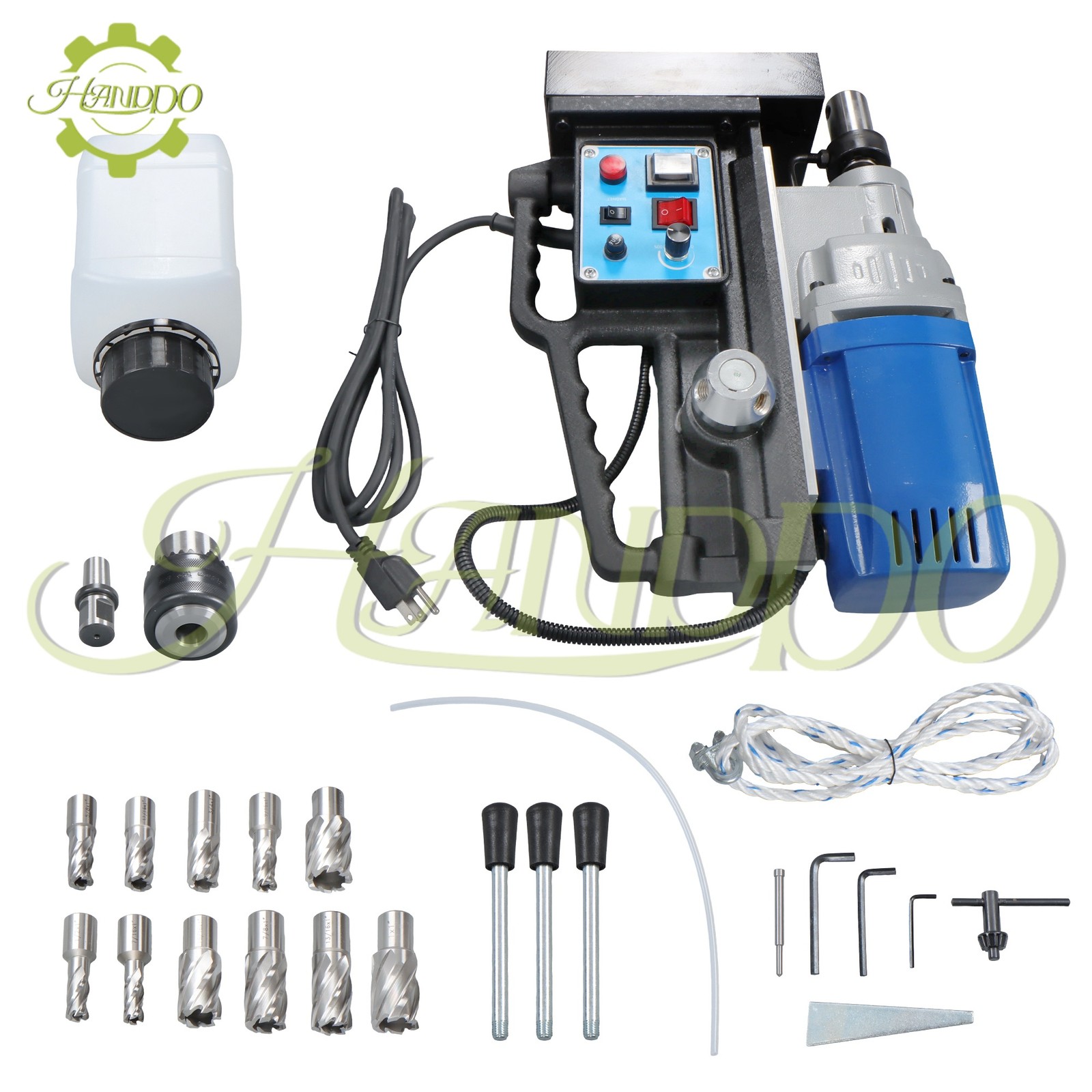 ALL-CARB 1950W Magnetic Drill Press 3125 lbf/13900N Mag Force, 650 rpm Power