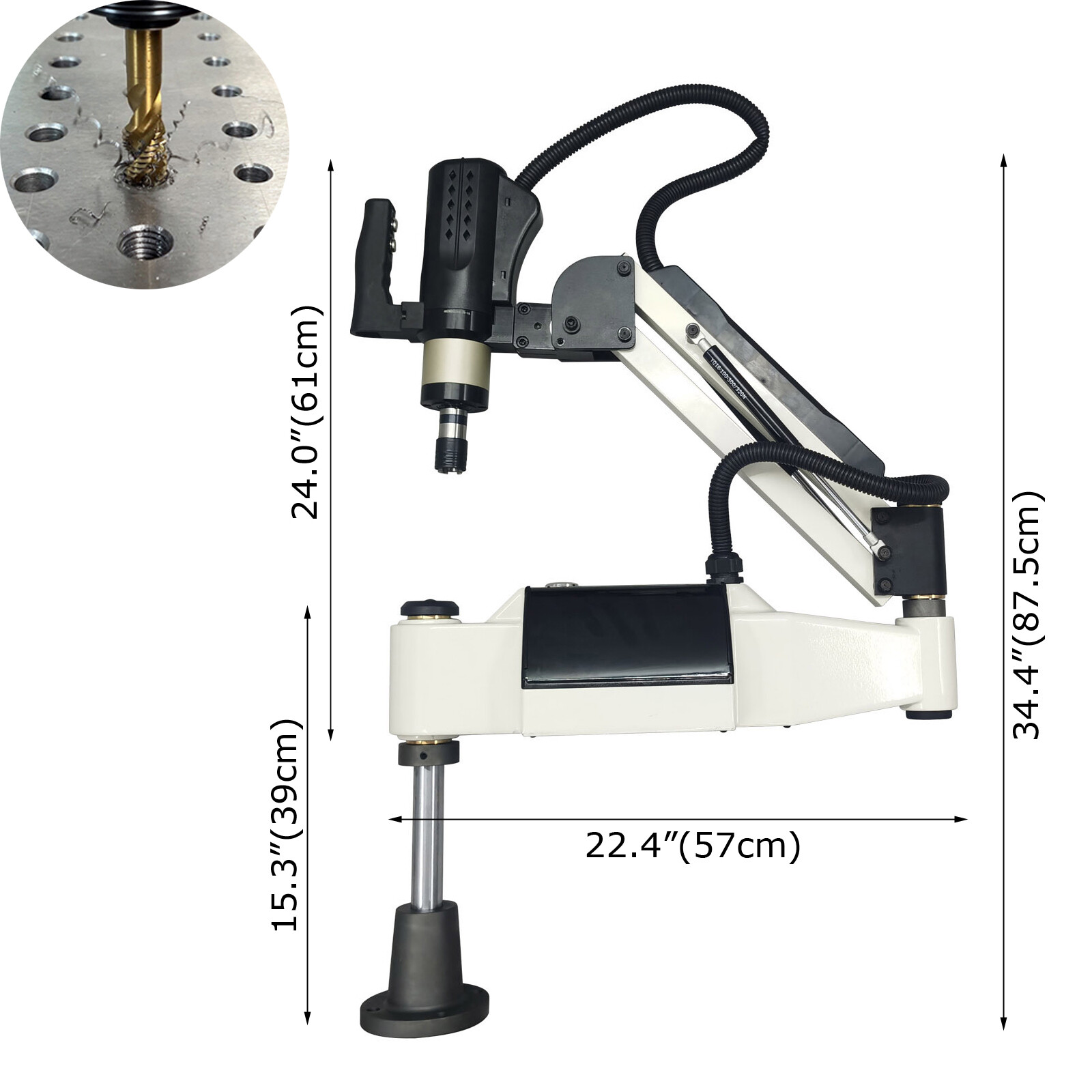 AC220V M3-M16 Electric Vertical Touch Screen Tapping Machine