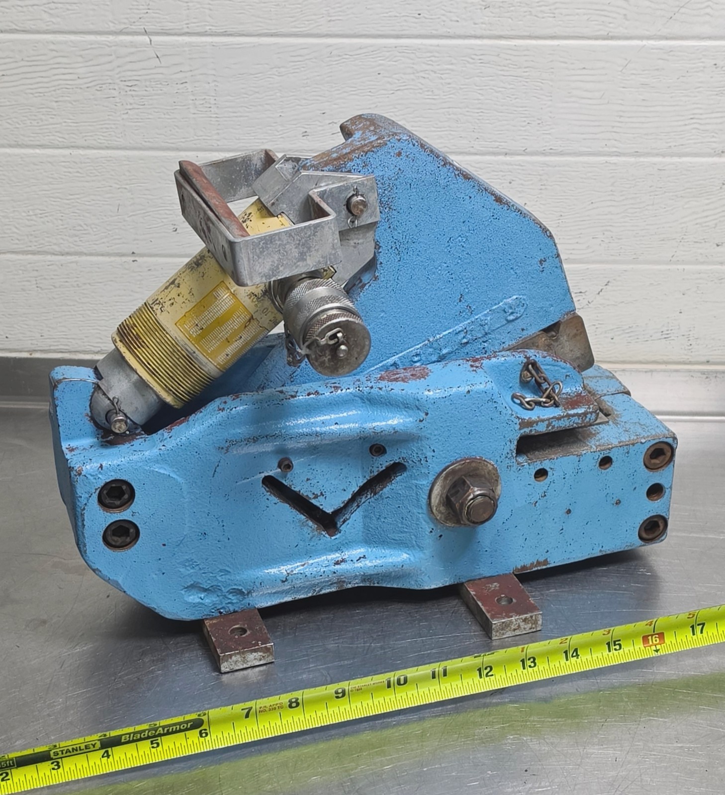 HYDRAULIC FABRICATION ANGLE IRON BAR SHEAR POSSIBLE ROPER WHITNEY WORKER ENERPAC