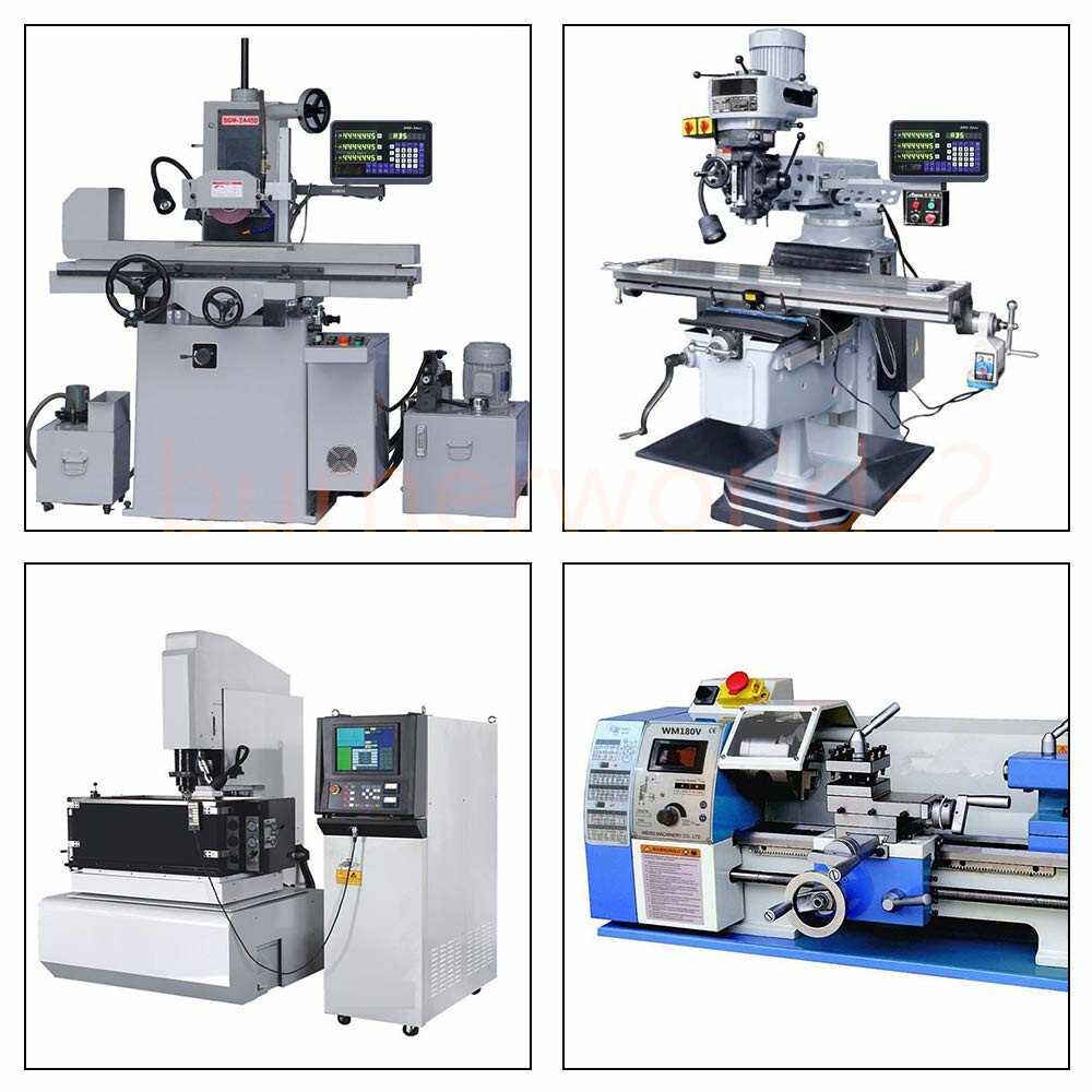 2 Axis 12″ & 36″ Digital Display TTL Linear Scale Glass Scale DRO Display Lathe