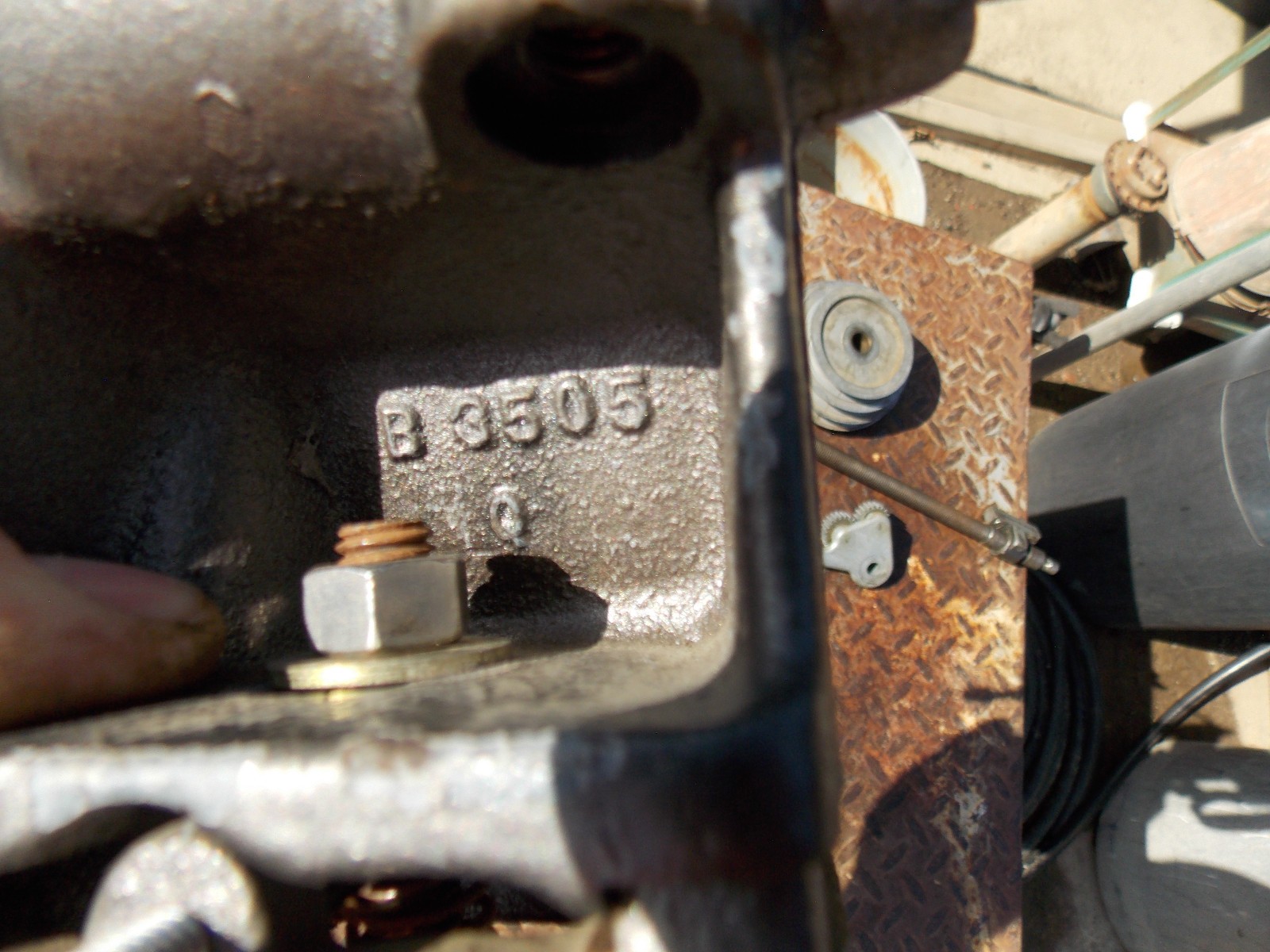 tailstock B3505 SEARS ROEBUCK 109 .20630 METAL LATHE maybe craftsman